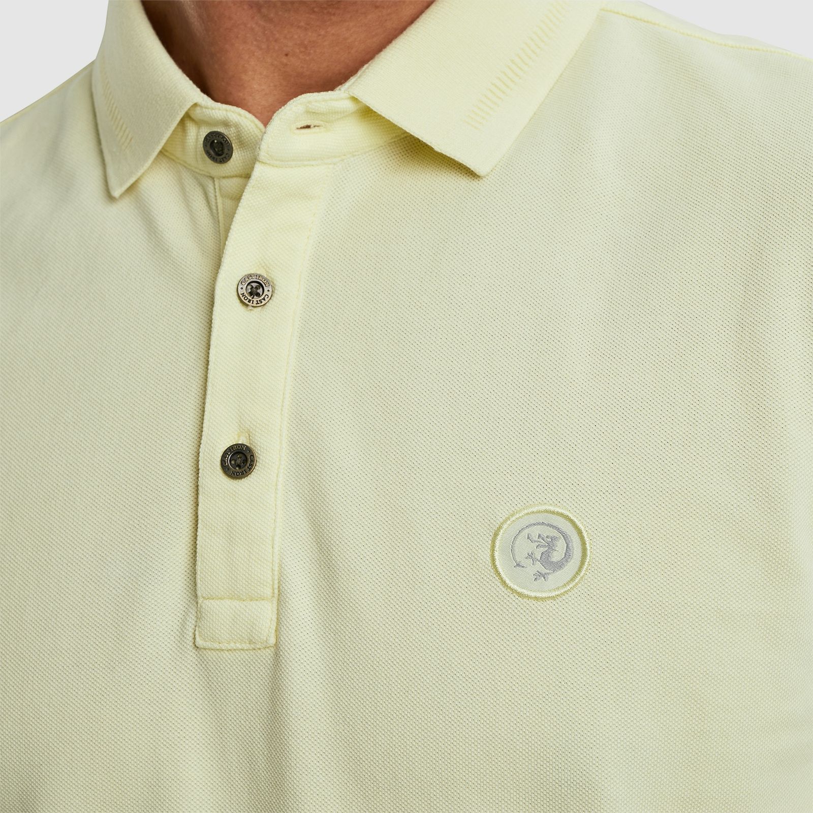 Cast Iron Short sleeve polo Essential Pear Sorbet 2900156897050