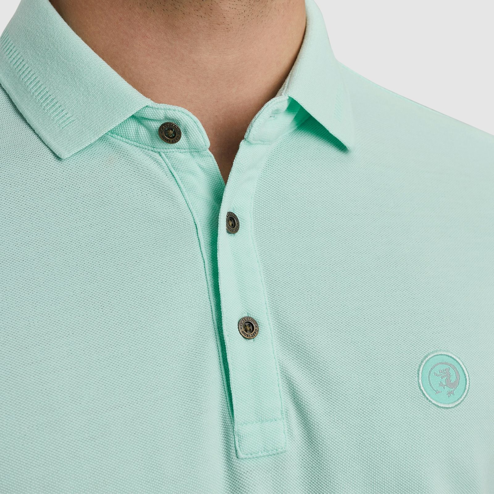 Cast Iron Short sleeve polo Essential Blue Light 2900156894059