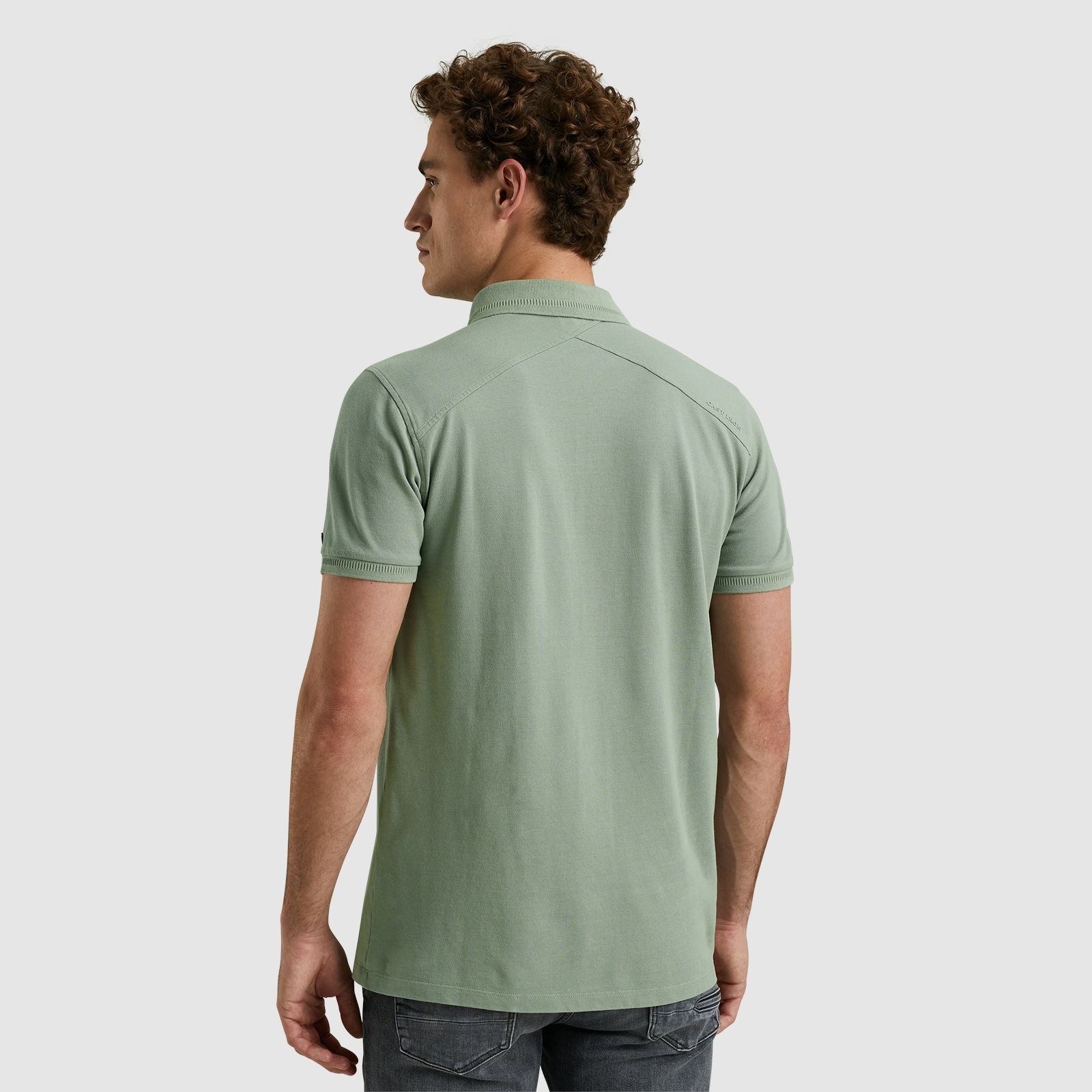 Cast Iron Short sleeve polo Essential Slate Gray 2900156895018