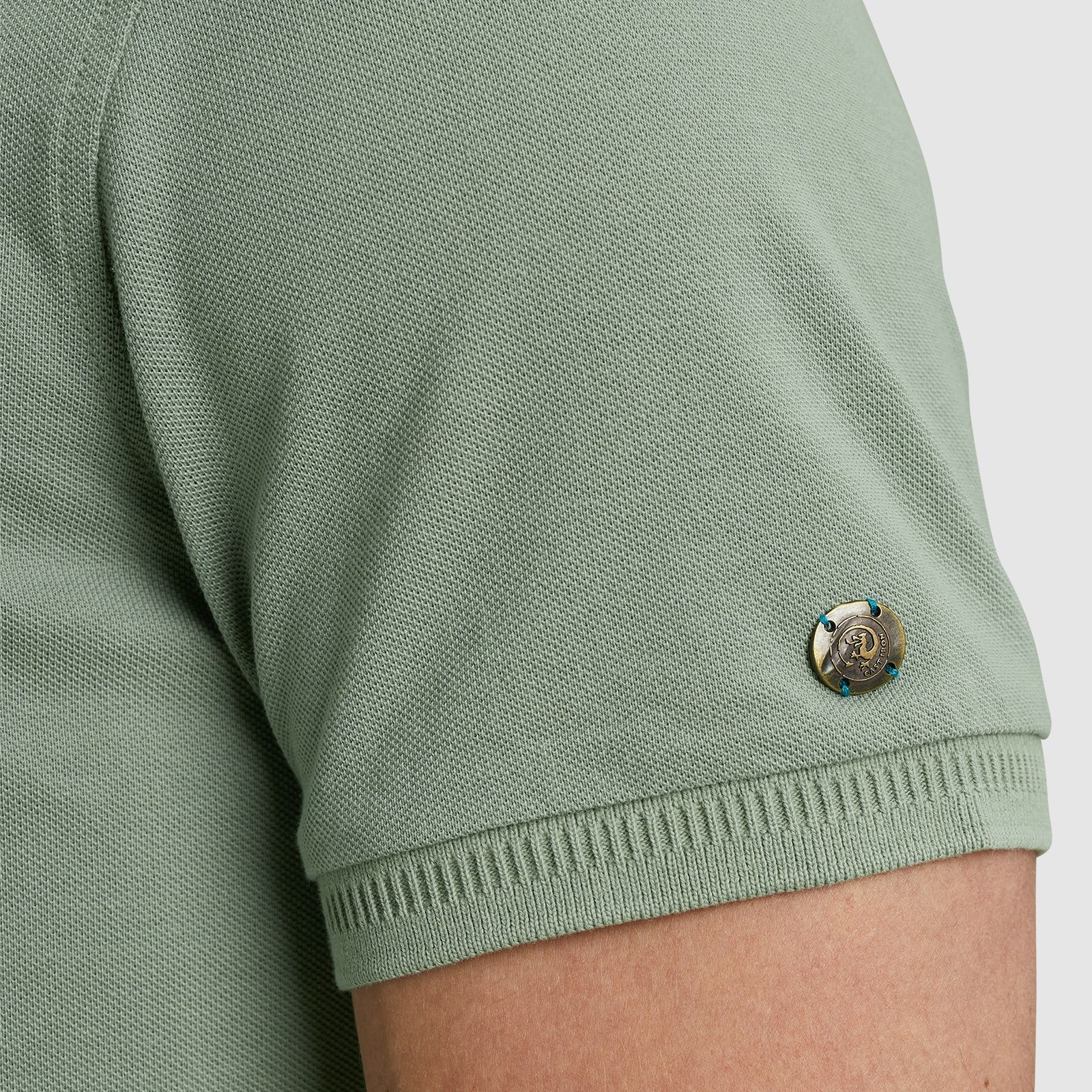 Cast Iron Short sleeve polo Essential Slate Gray 2900156895018