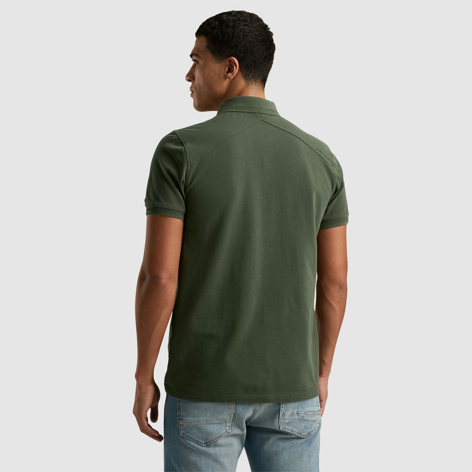 Cast Iron Short sleeve polo Essential Thyme 2900156893069