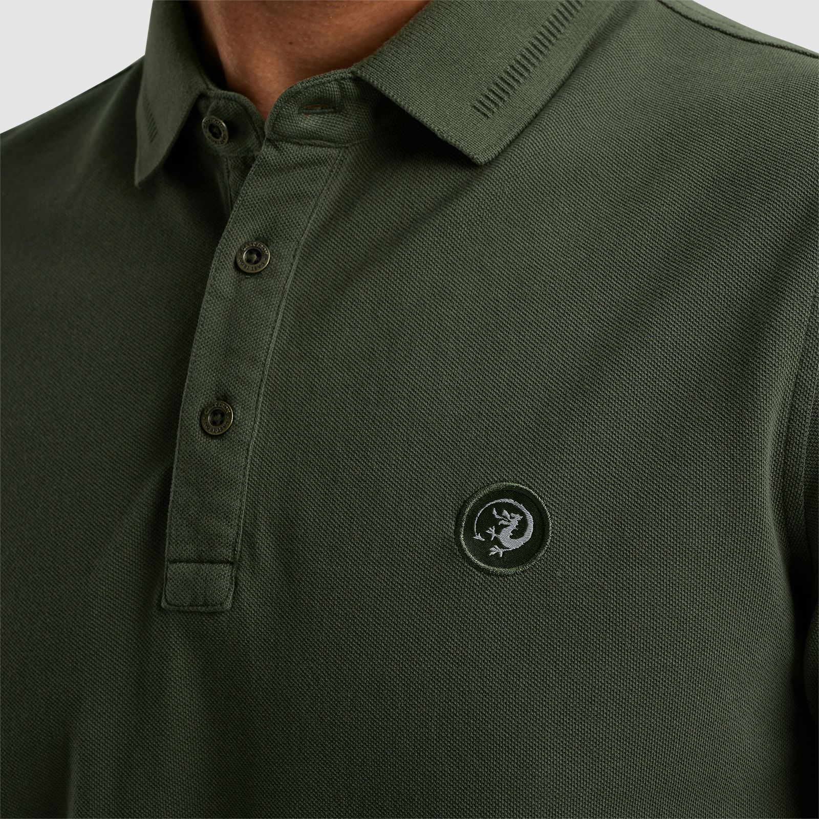 Cast Iron Short sleeve polo Essential Thyme 2900156893069