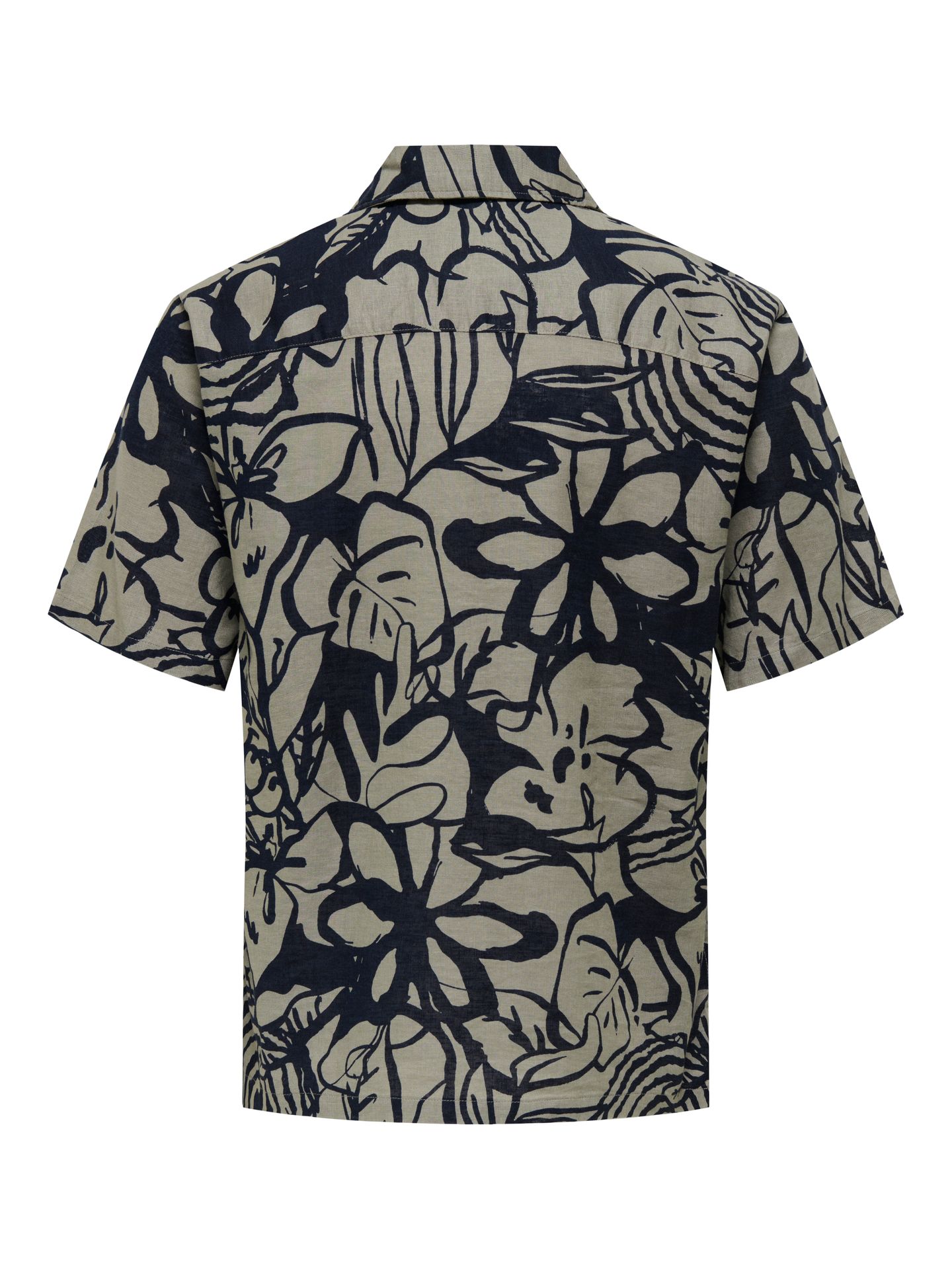 Only & Sons ONSCAIDEN REG FIT AOP LINEN BLEND N Laurel Oak/Dark Sapphire 2900156907032