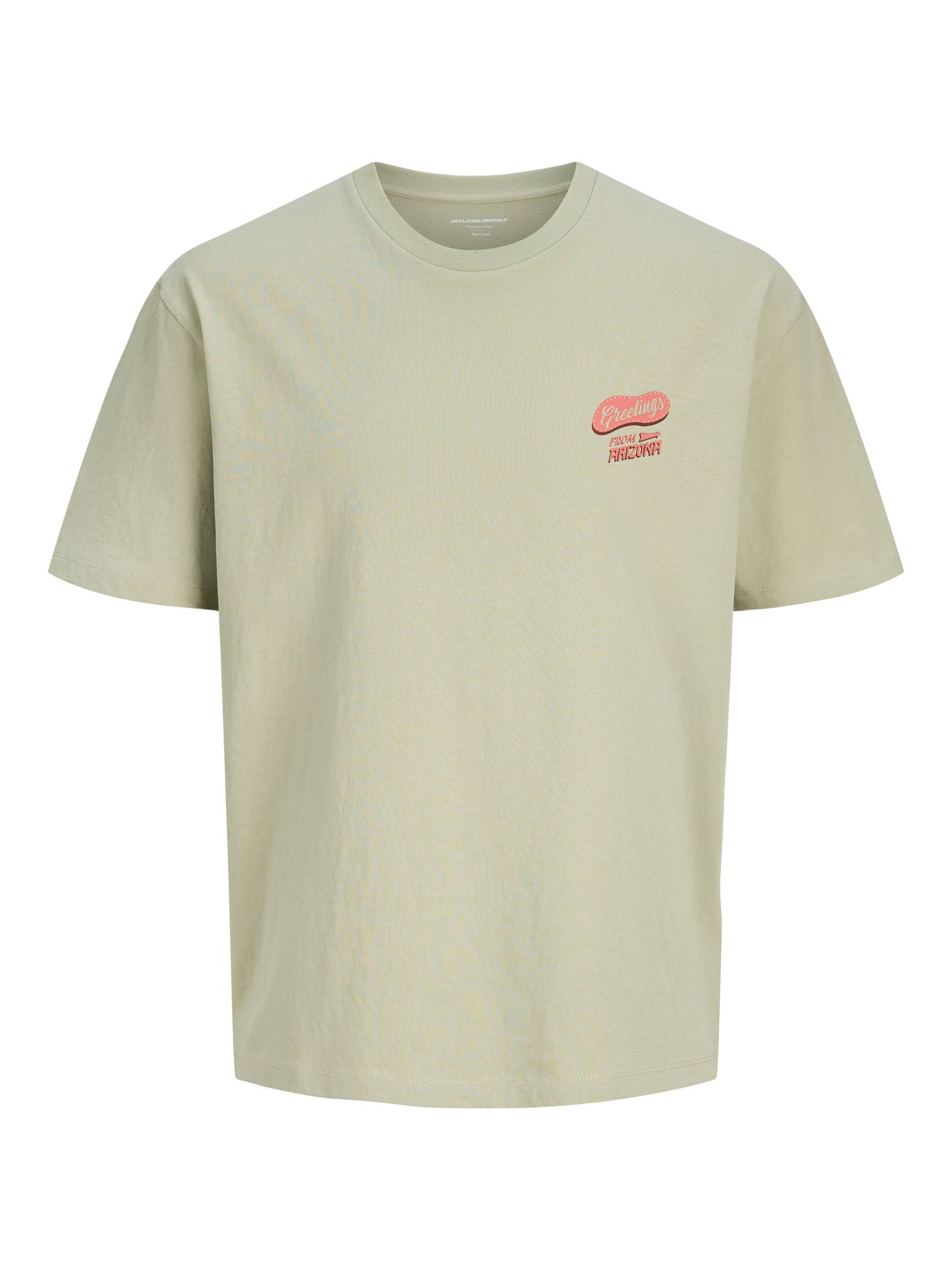 Jack & Jones JORGREETINGS TEE SS STYD SS25 Desert Sage 2900156913019