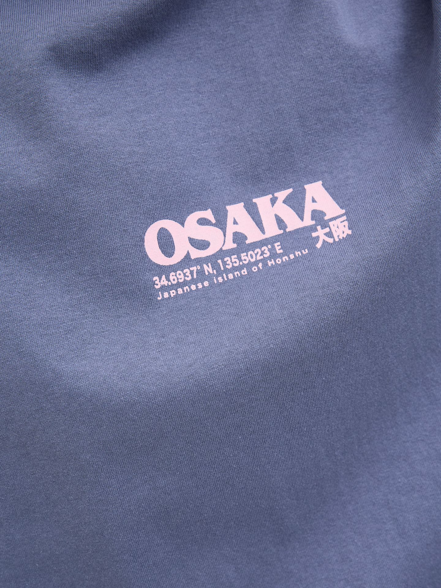 Jack & Jones JOROSAKA TEE SS CREW NECK STYD SS25 Nightshadow Blue 2900156912043