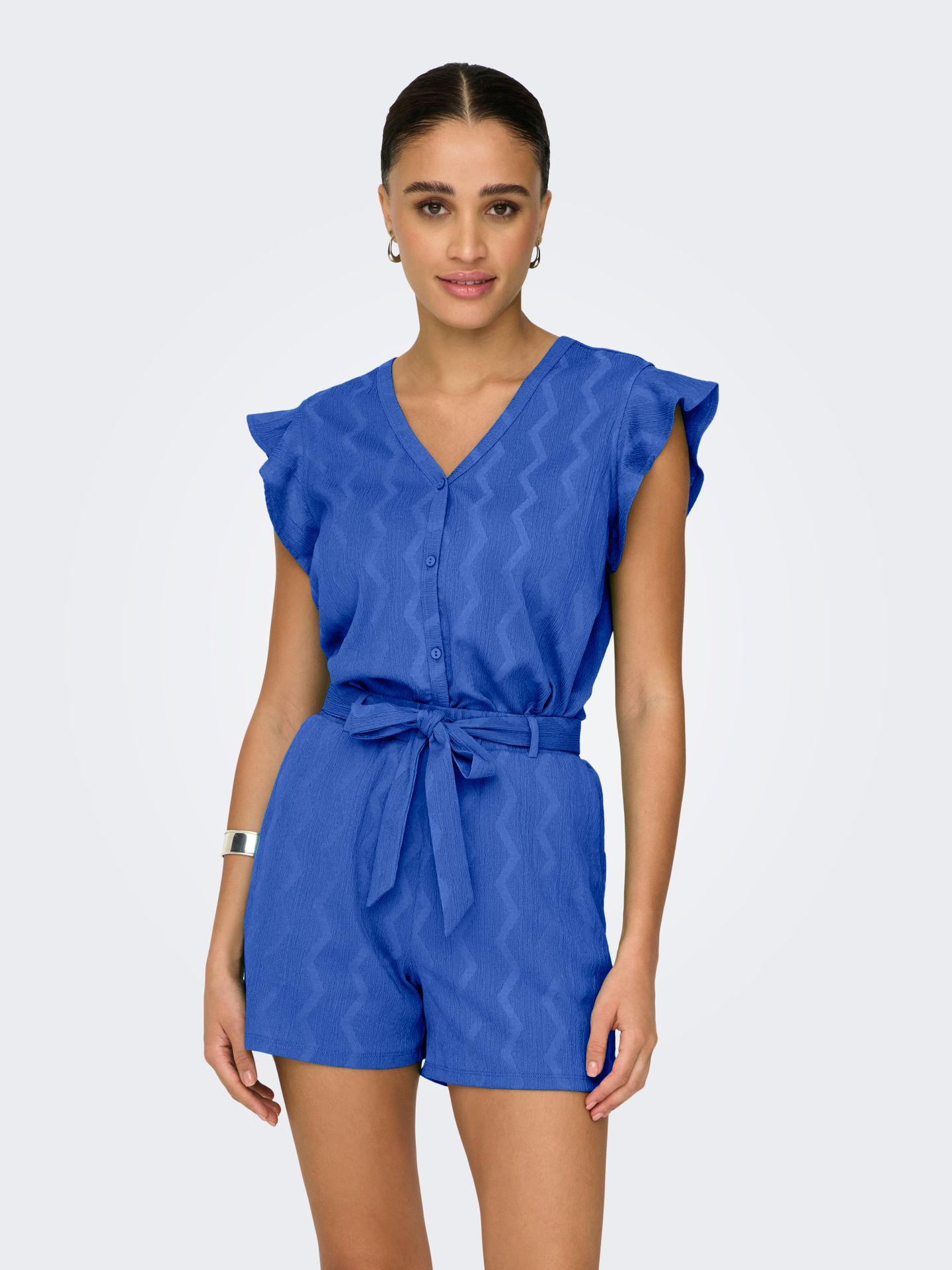 Only ONLDIA S/S V-NECK TOP CS CBO JRS Dazzling Blue 2900156915051