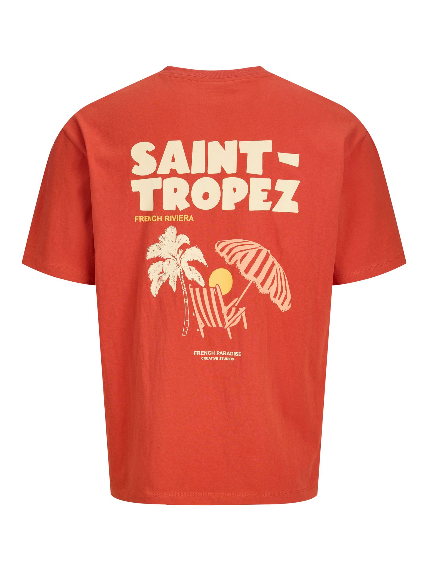 Jack & Jones JORSAINT TROPEZ TEE SS STYD SS25 JN Summer Fig 2900156942019