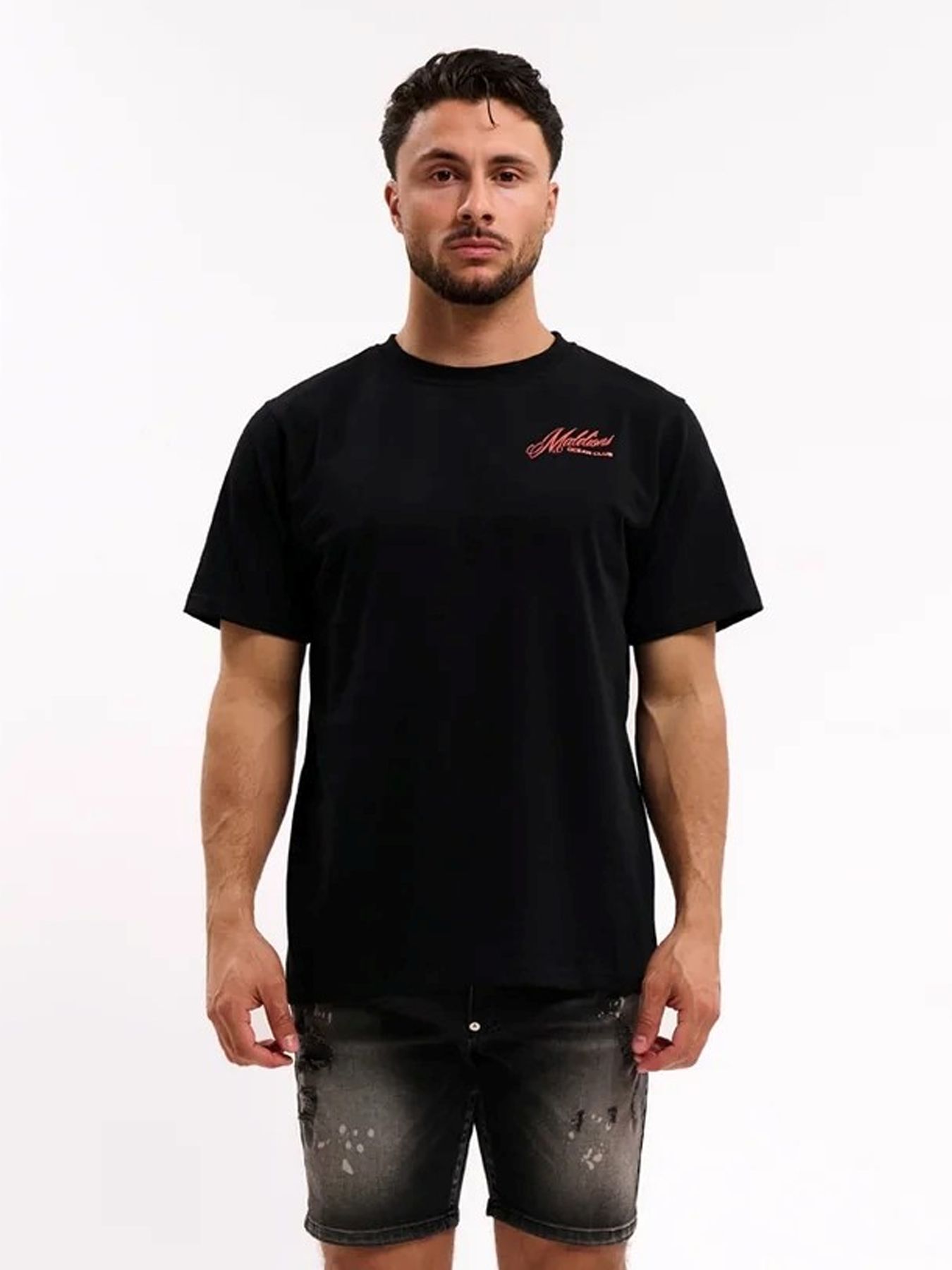 Malelions Yacht t-shirt 02A Black 2900156954043