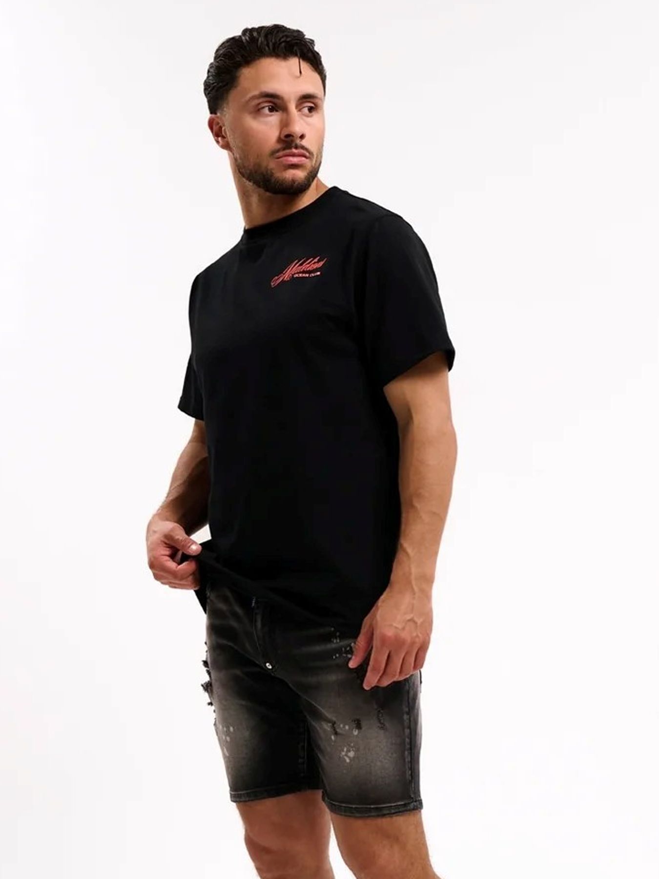 Malelions Yacht t-shirt 02A Black 2900156954043