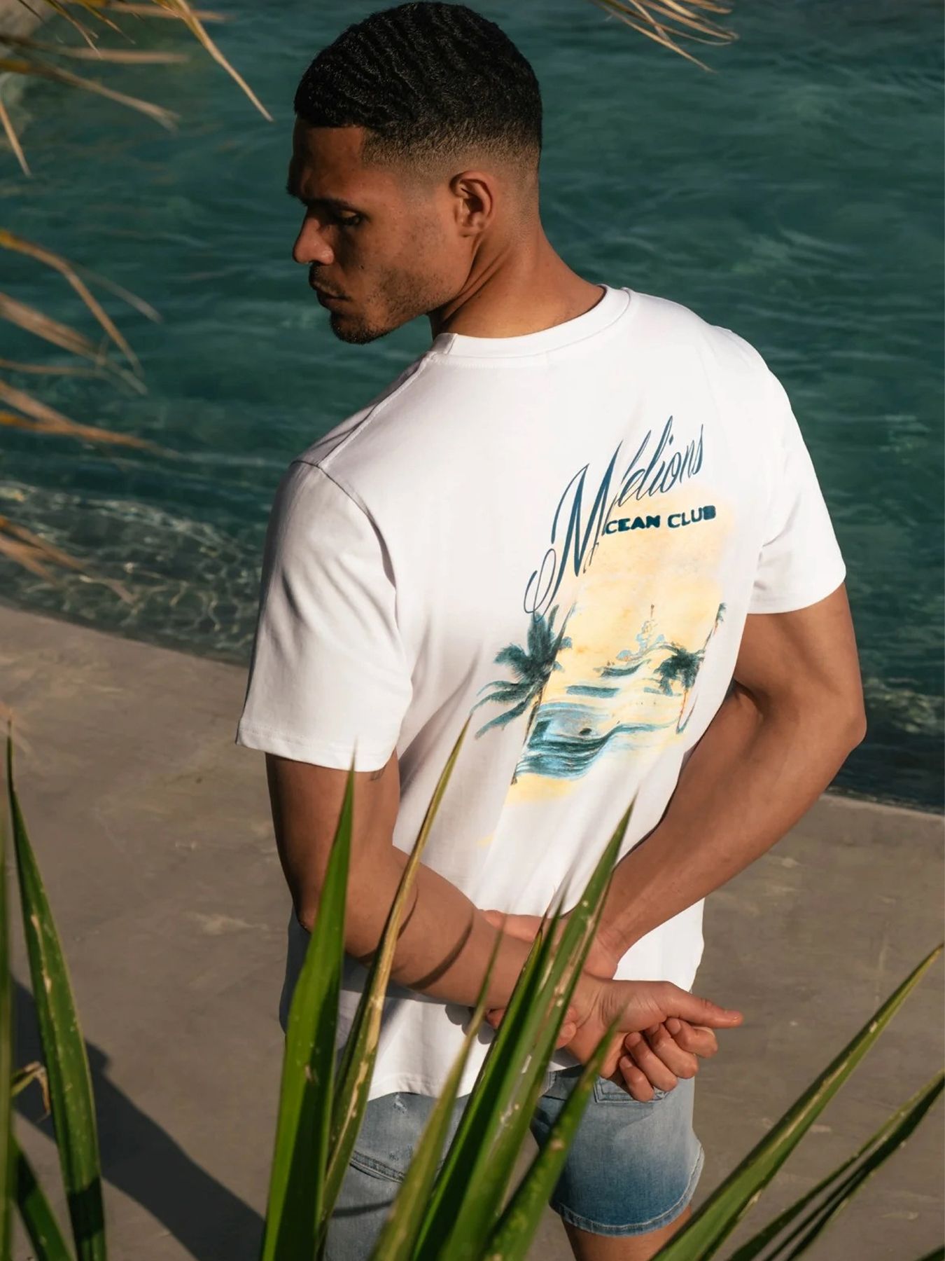 Malelions Yacht t-shirt White 2900156953077