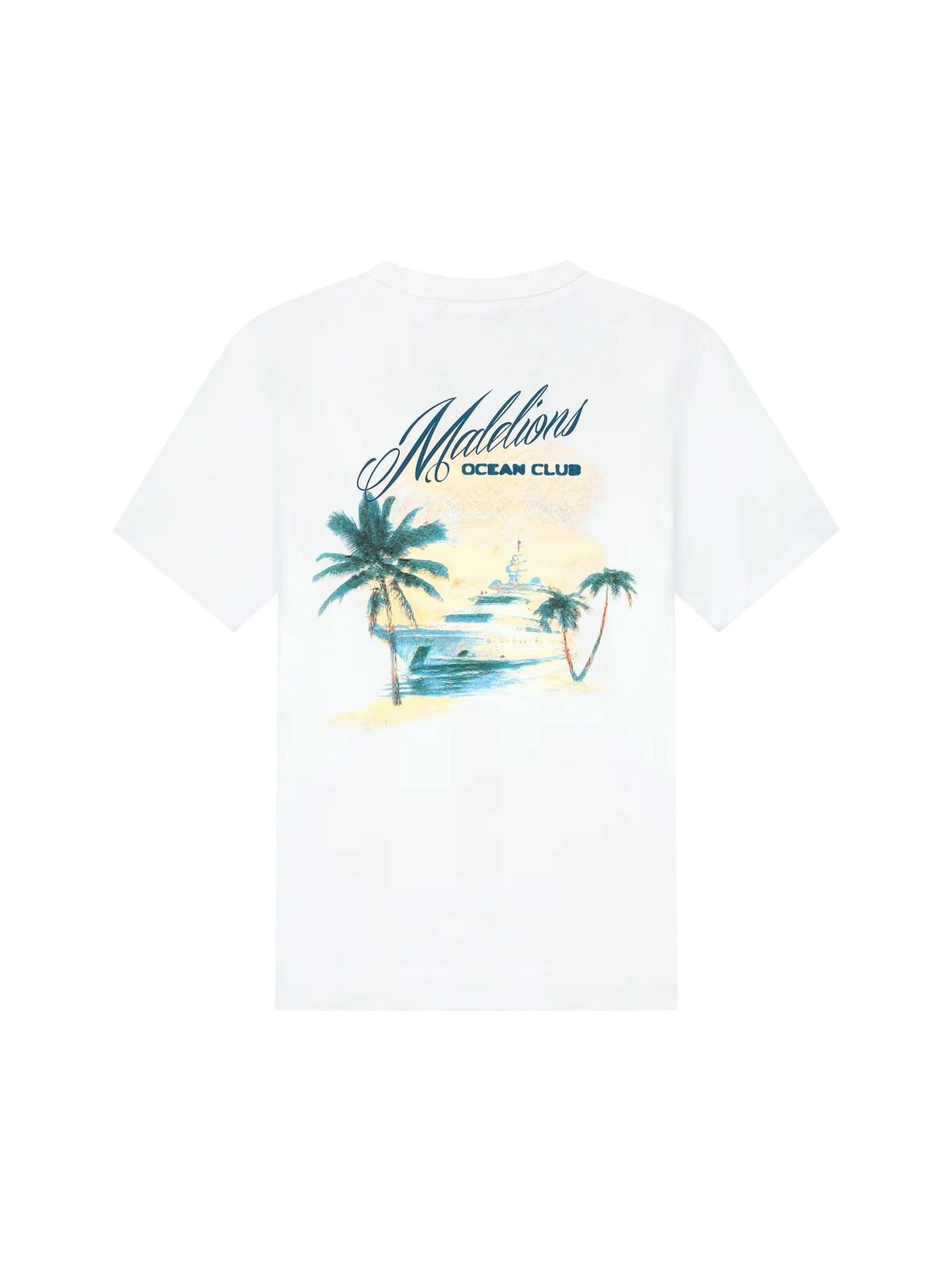 Malelions Yacht t-shirt White 2900156953077