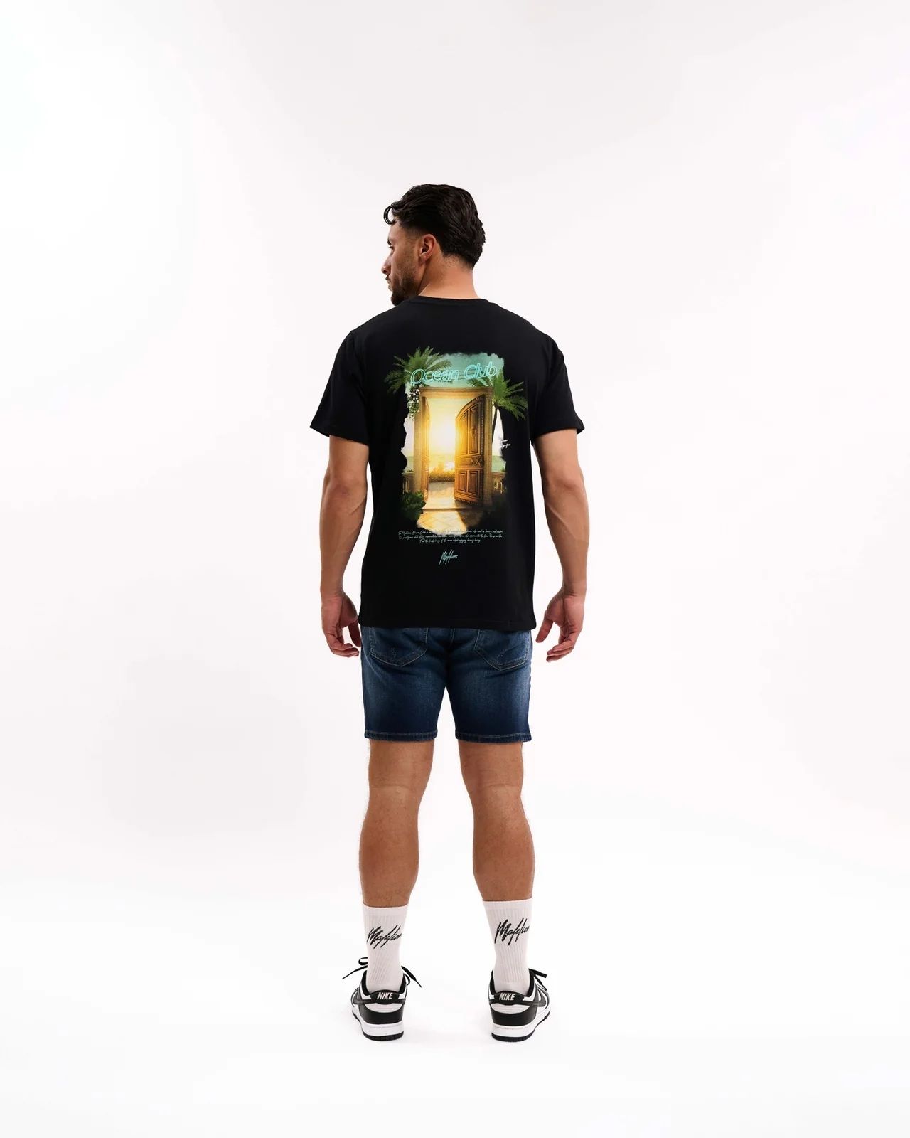 Malelions Exclusive club t-shirt 02A Black 00113518-02A