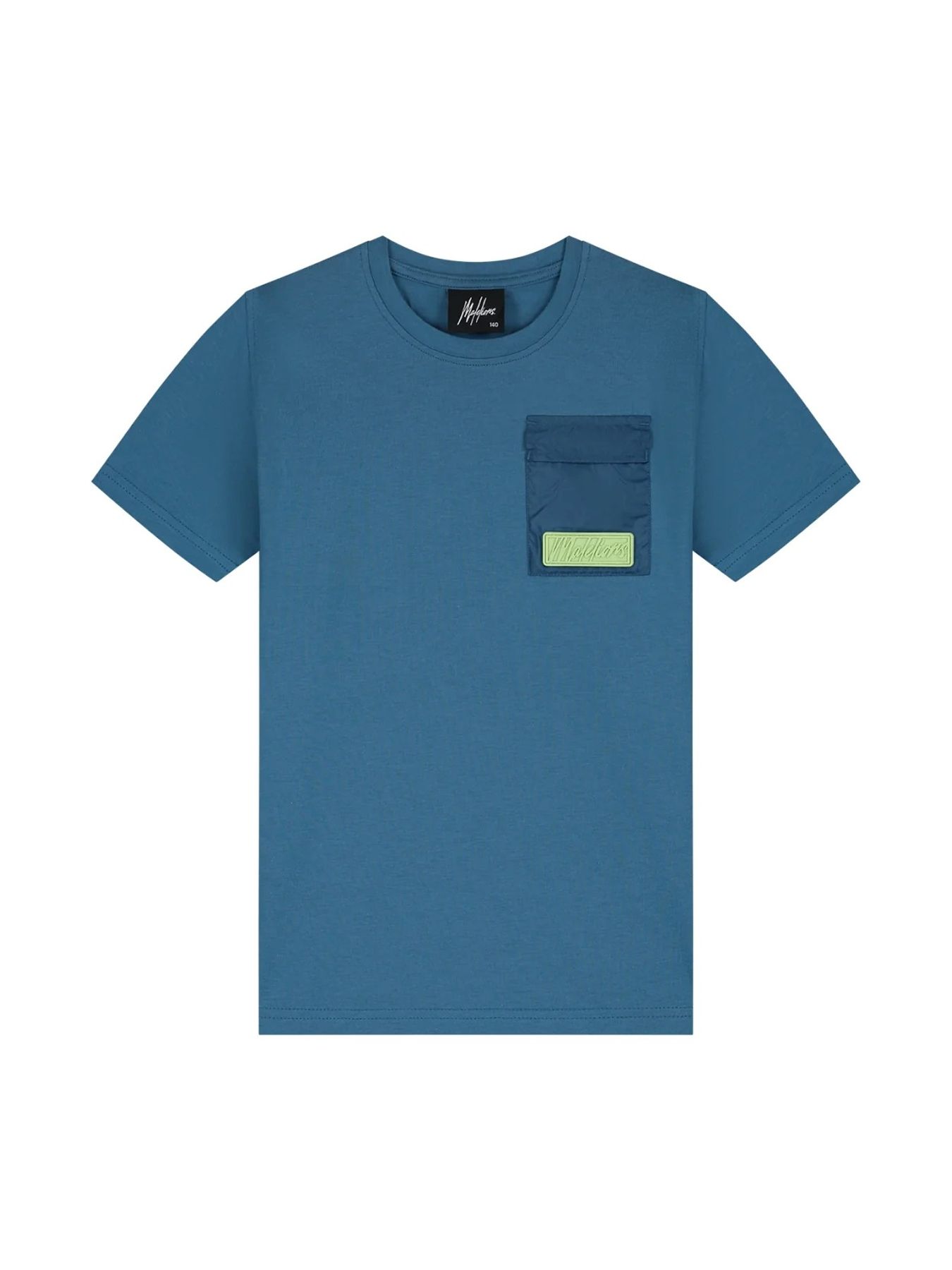 Malelions Junior nylon pocket t-shi Indigo/Mint 00113522-091