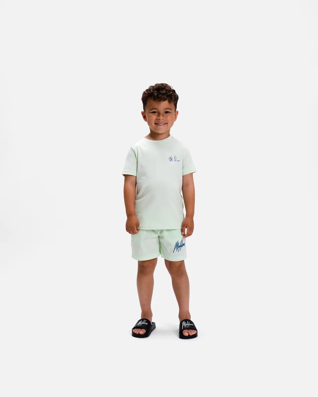 Malelions junior split t-shirt Mint/Indigo 2900156963052