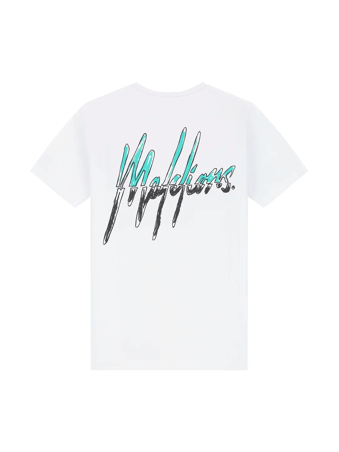 Malelions junior split t-shirt White/Turquoise 2900156964011