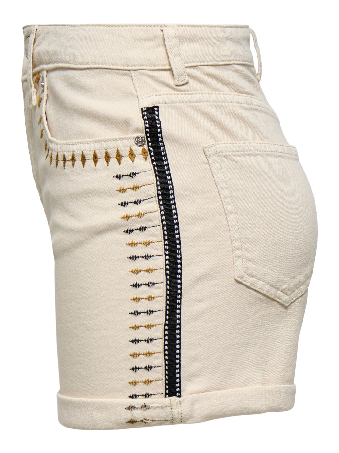 Only ONLJOSEPHINE STRET EMB SHORTS AZG D Ecru/EMB 2900156972030