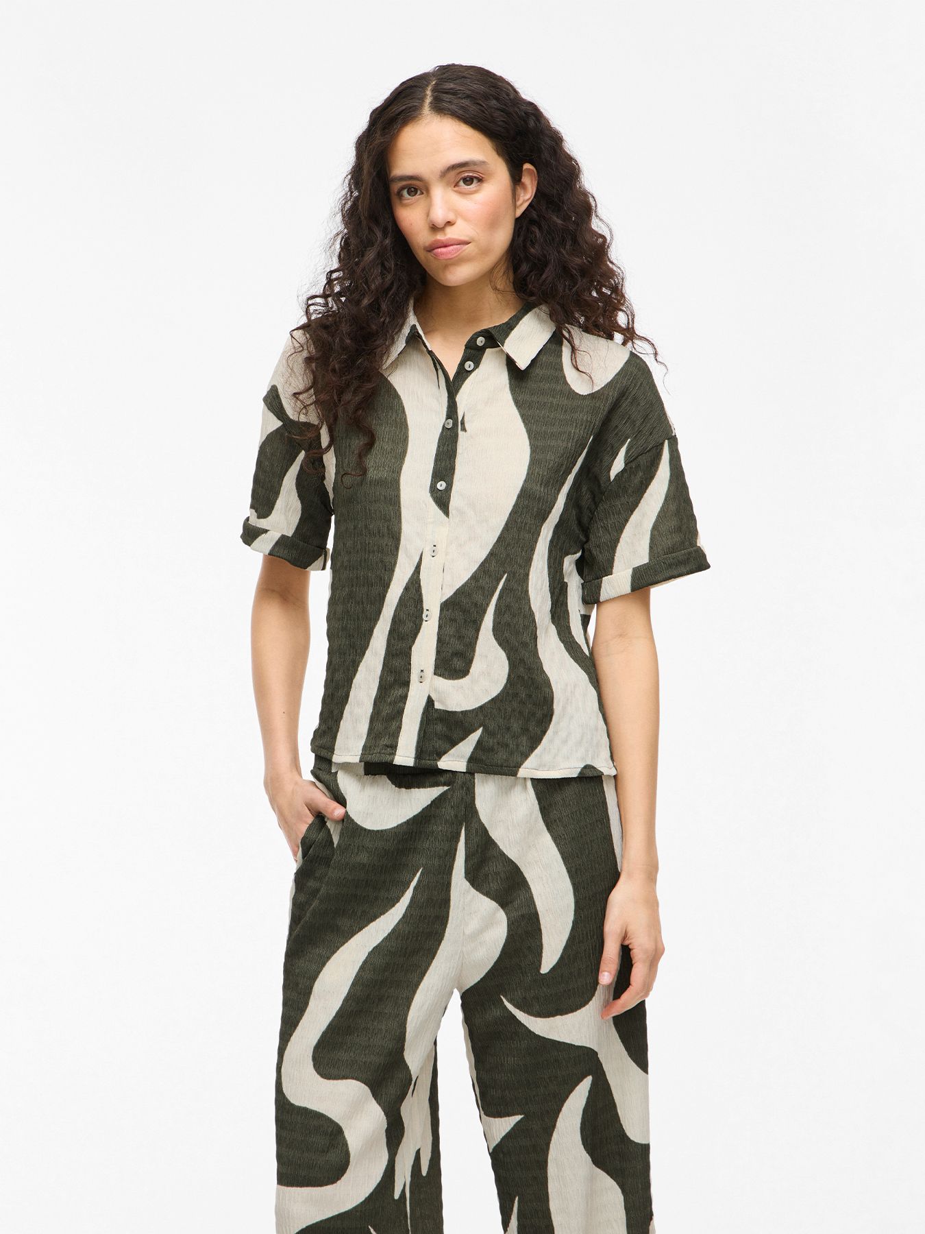 vila VIZEYA ZERA 2/4 SHIRT/DFS Deep Depths/ZERA BIRCH 00113537-EKA22000400000169