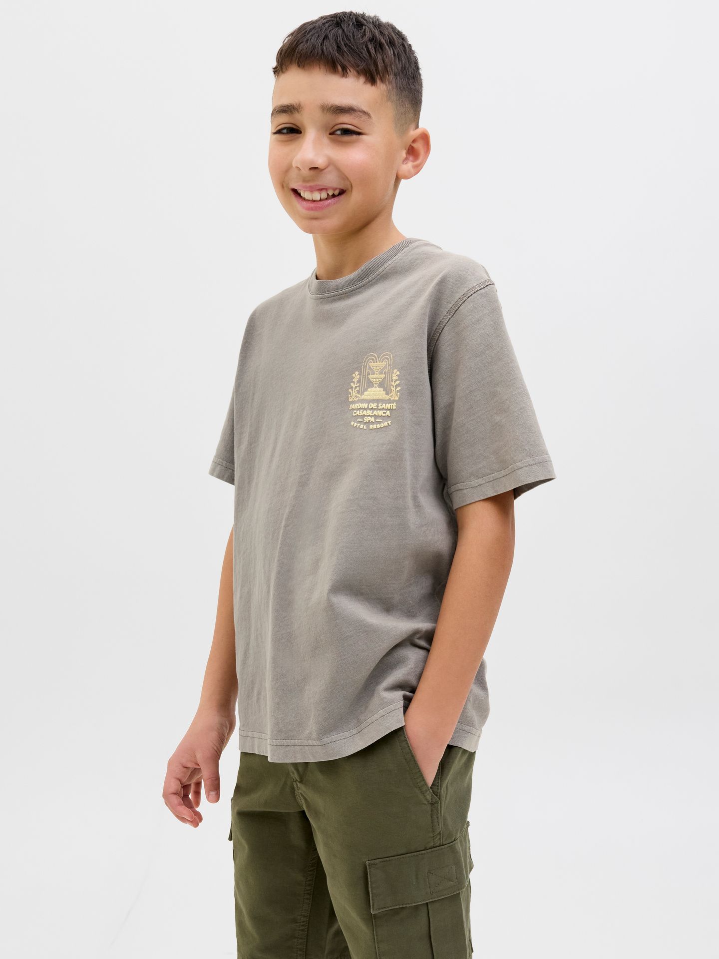 Jack & Jones JPRBLUMANSON SS TEE JNR Steeple Gray 2900156986013