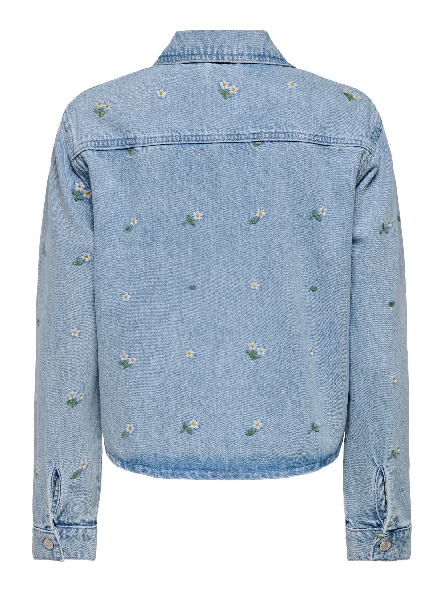 Only ONLCASSIE EMB LS OVS DNM SHIRT AKM Light Blue Denim 2900156987010
