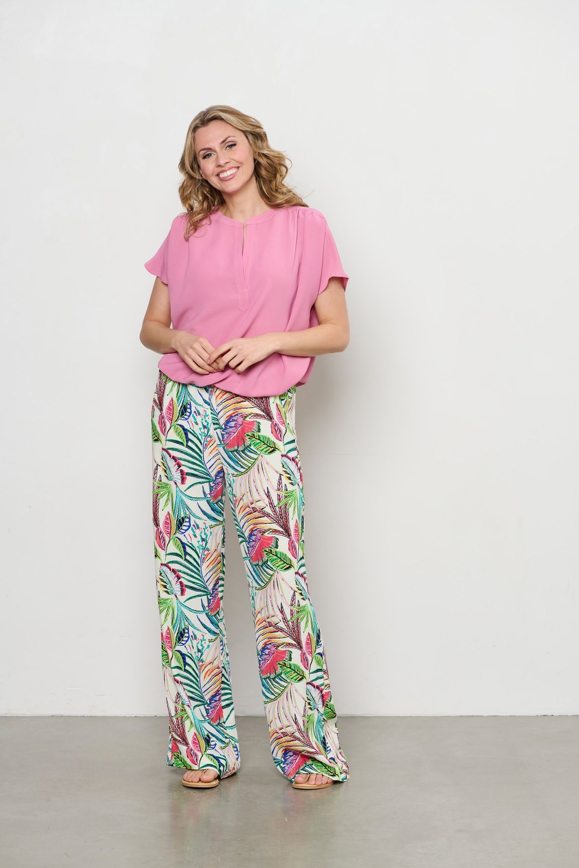 &Co Woman NADINE MULTI LEAF 54026 m-ecru multi 2900157067049 &Co Woman NADINE MULTI LEAF 54026 m-ecru multi 2900157067049