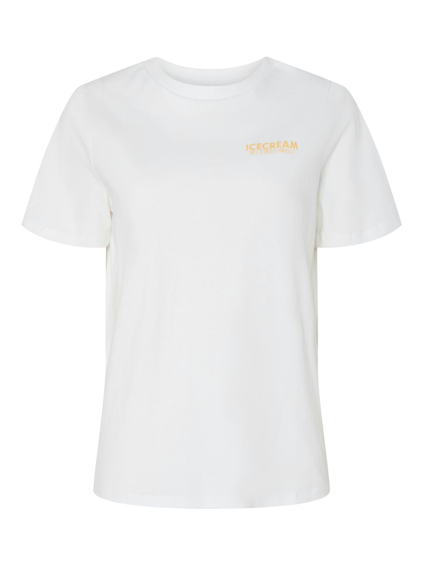 Pieces PCFUNSUN SS PRINTED T-SHIRT JRS BC Bright White/Icecream 2900157080024