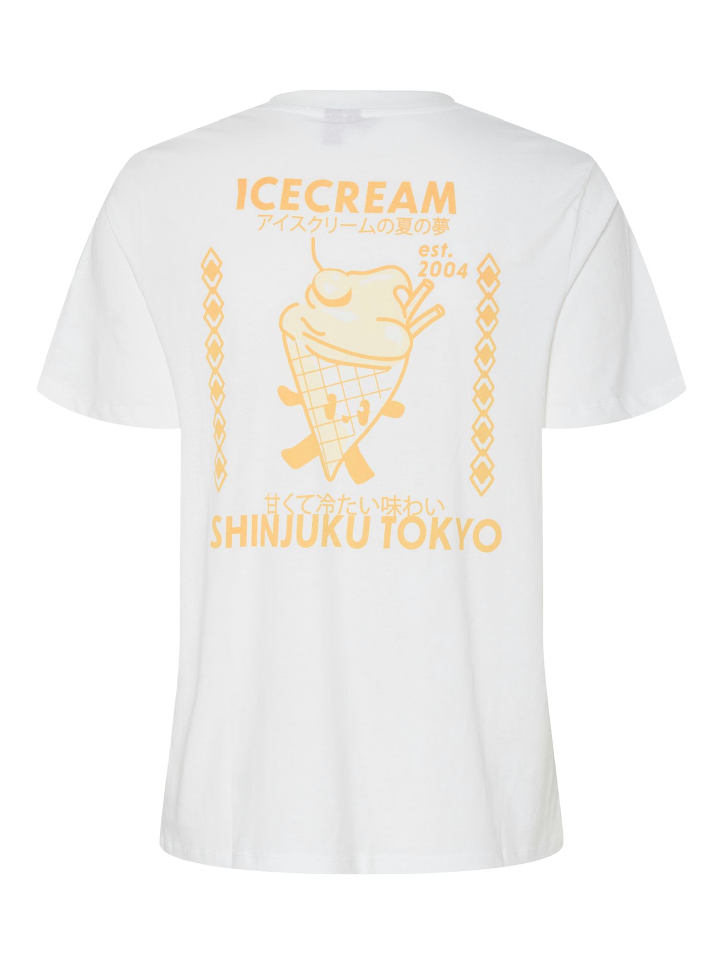 Pieces PCFUNSUN SS PRINTED T-SHIRT JRS BC Bright White/Icecream 2900157080024 Pieces PCFUNSUN SS PRINTED T-SHIRT JRS BC Bright White/Icecream 2900157080024