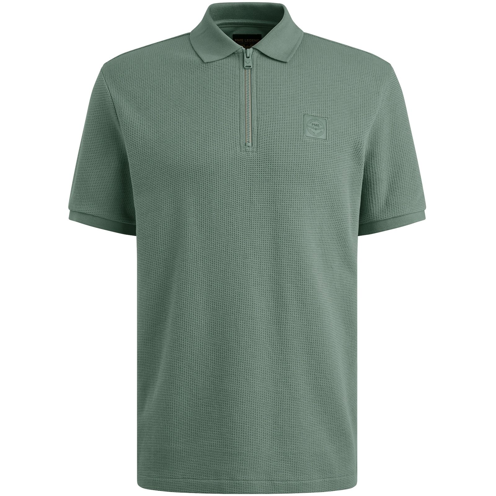 Pme Legend Short sleeve polo flatback waffle Cameo Blue 2900157100043