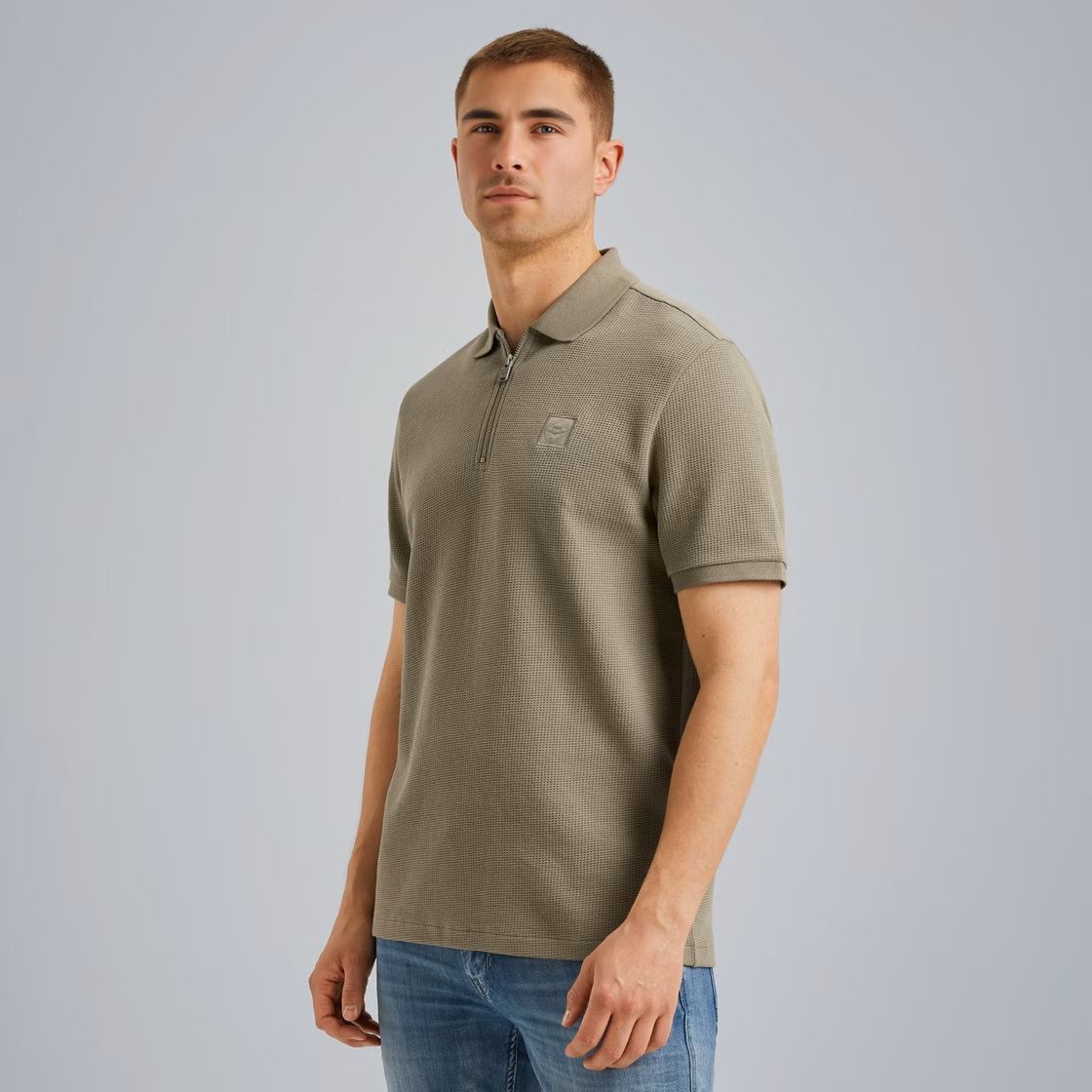 Pme Legend Short sleeve polo flatback waffle Shadow 2900157098043