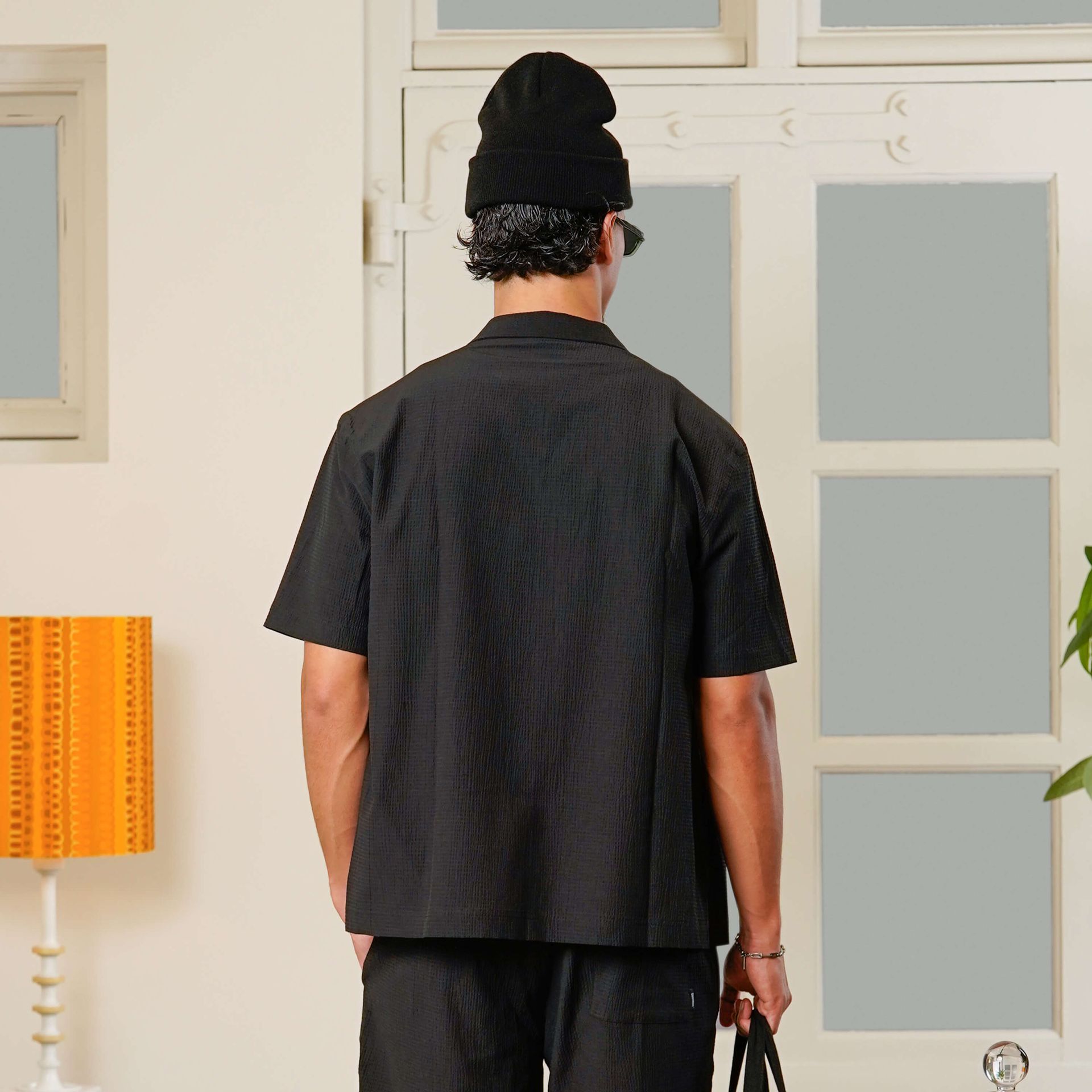 Quotrell Lyndon shirt Black/Light green 2900157148038