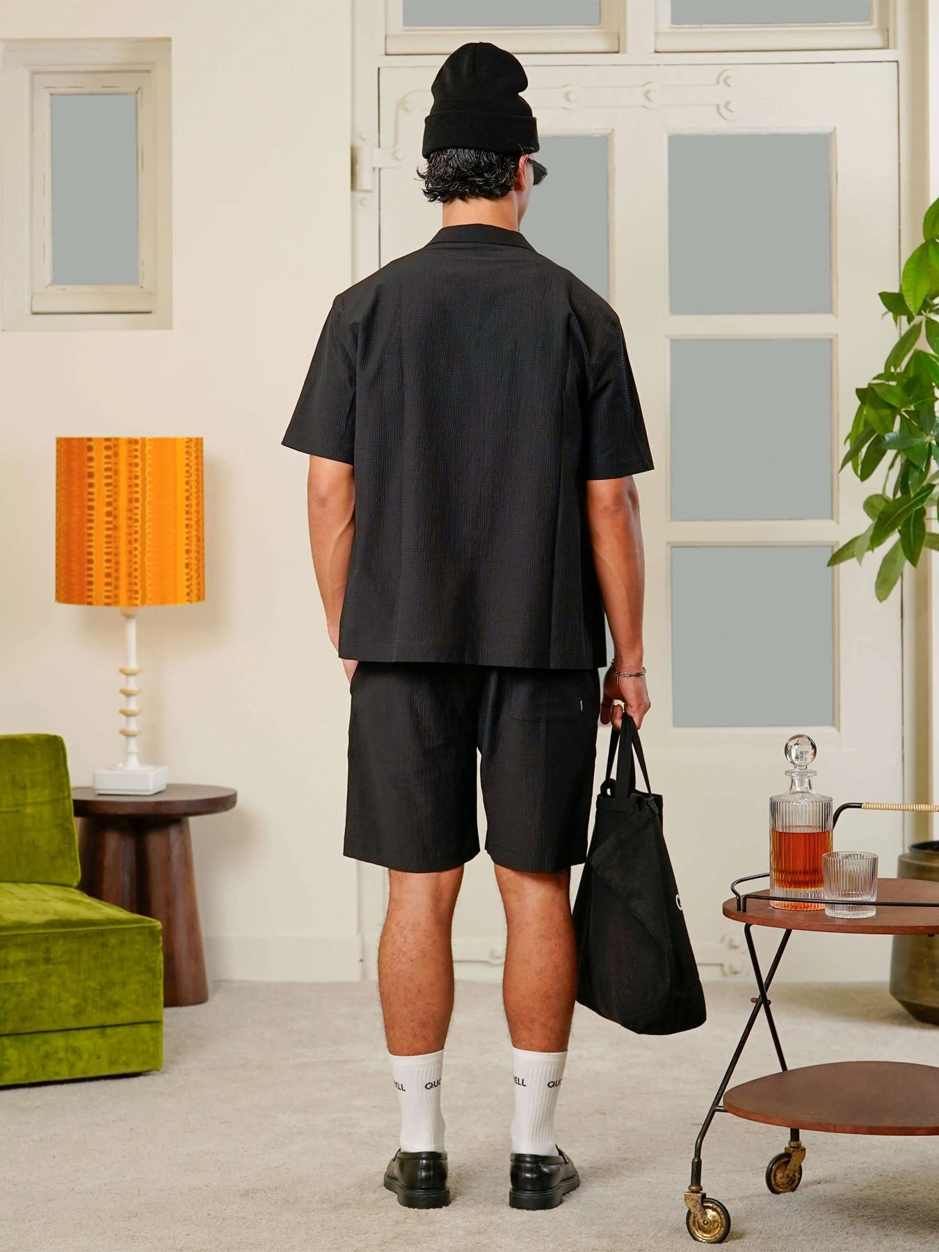 Quotrell Lyndon shorts Black/Light green 2900157149042