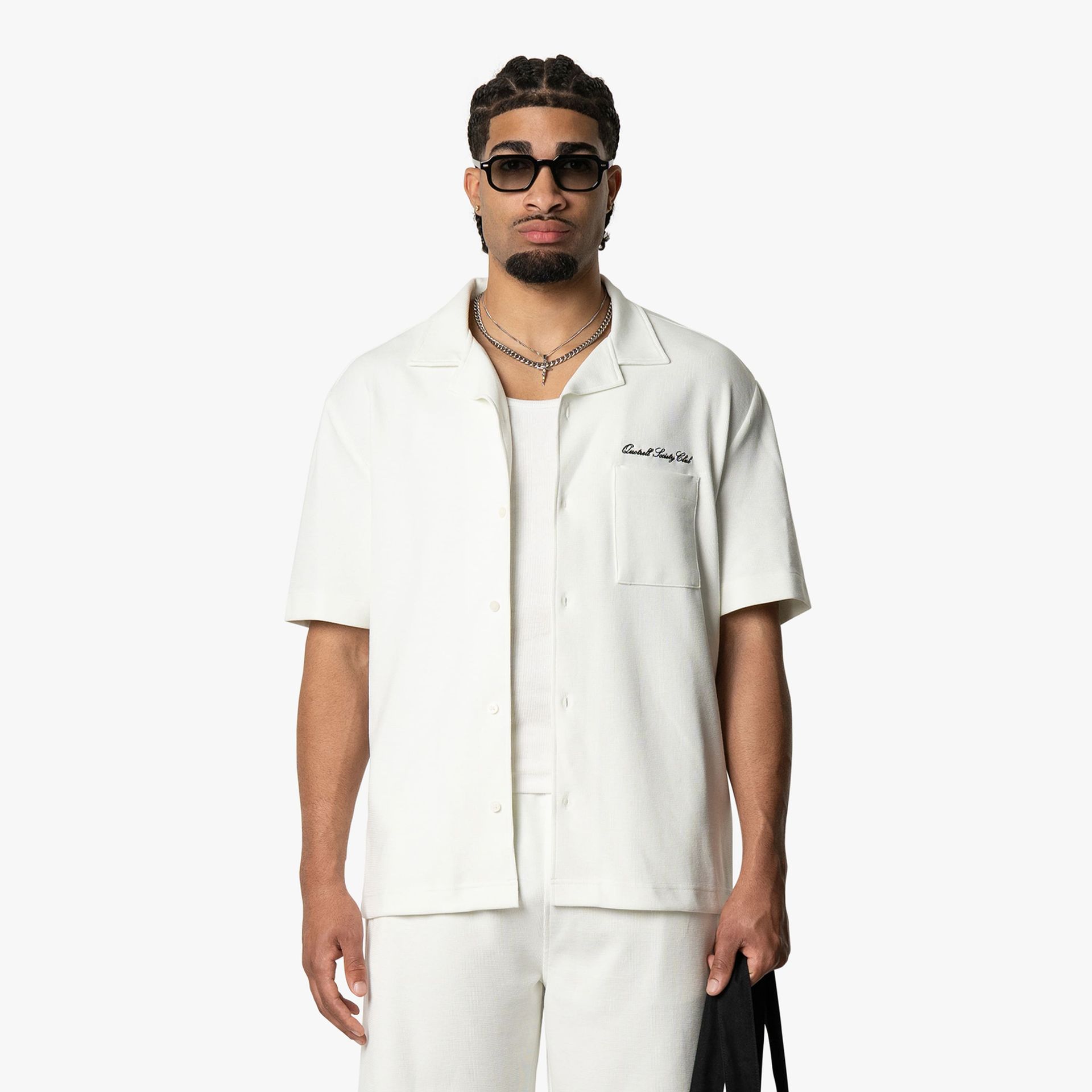 Quotrell Niagara shirt ecru 00113648-A0