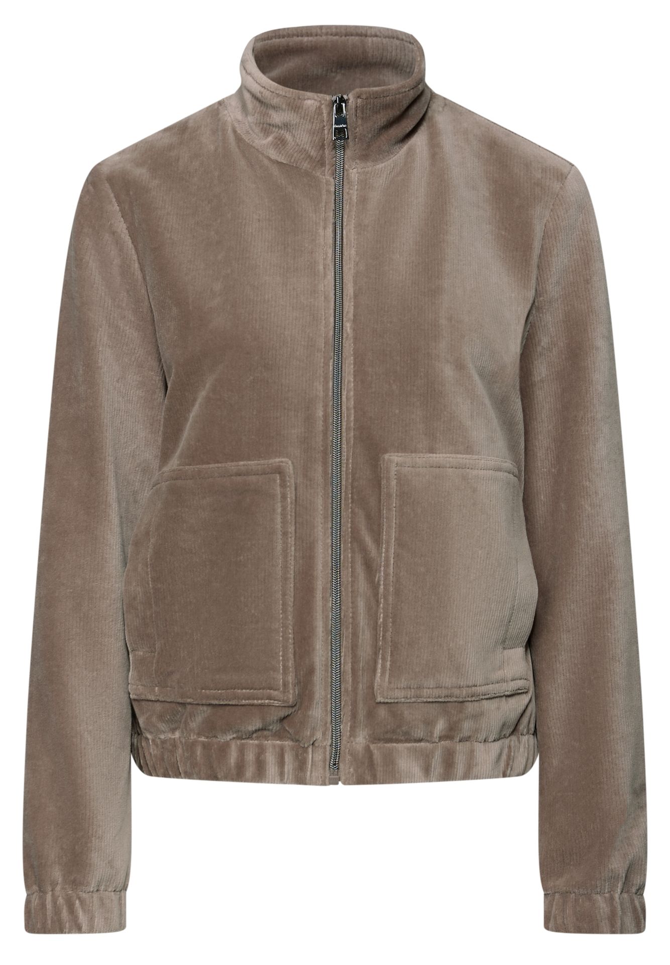 Street-One A212800 P_LTD QR Zip Jacket Corduro silk brown 00113769-EKA19000200000767