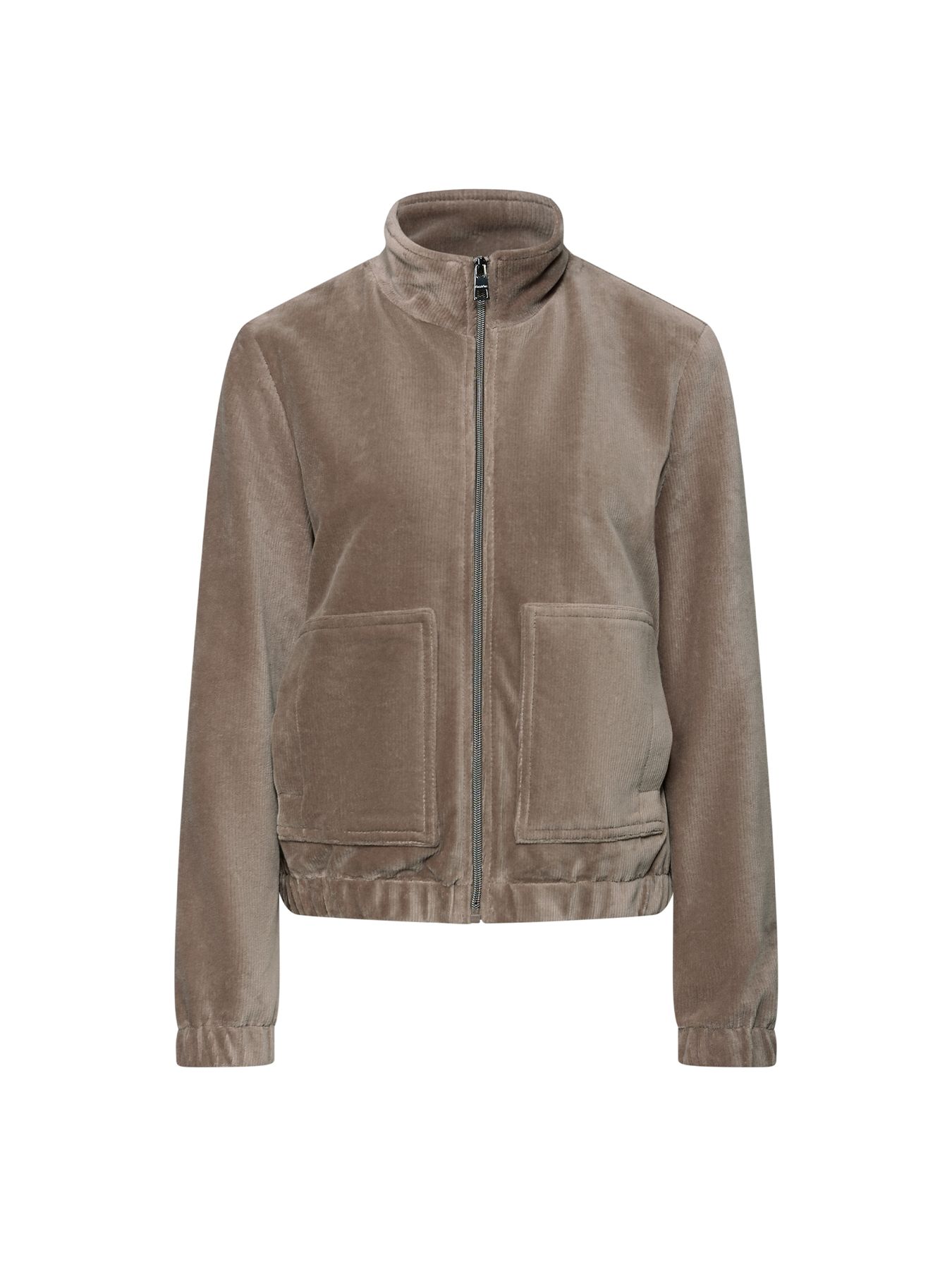 Street-One A212800 P_LTD QR Zip Jacket Corduro silk brown 2900157398020