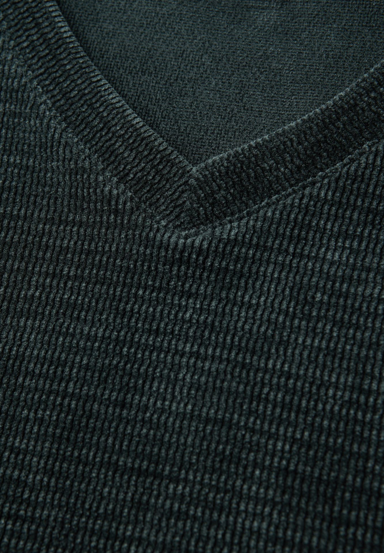 Street-One A324011 LTD QR cozy v-neck shirt evernight green 2900157442068 Street-One A324011 LTD QR cozy v-neck shirt evernight green 2900157442068