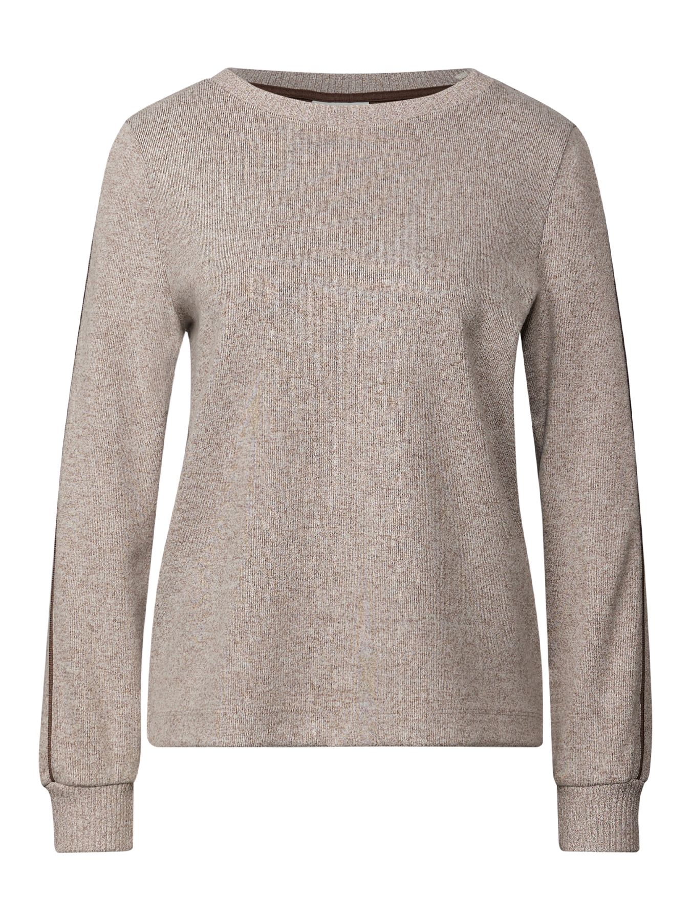 Street-One A324013 LTD QR cosy shirt w.kick de silk brown mel. 2900157444048