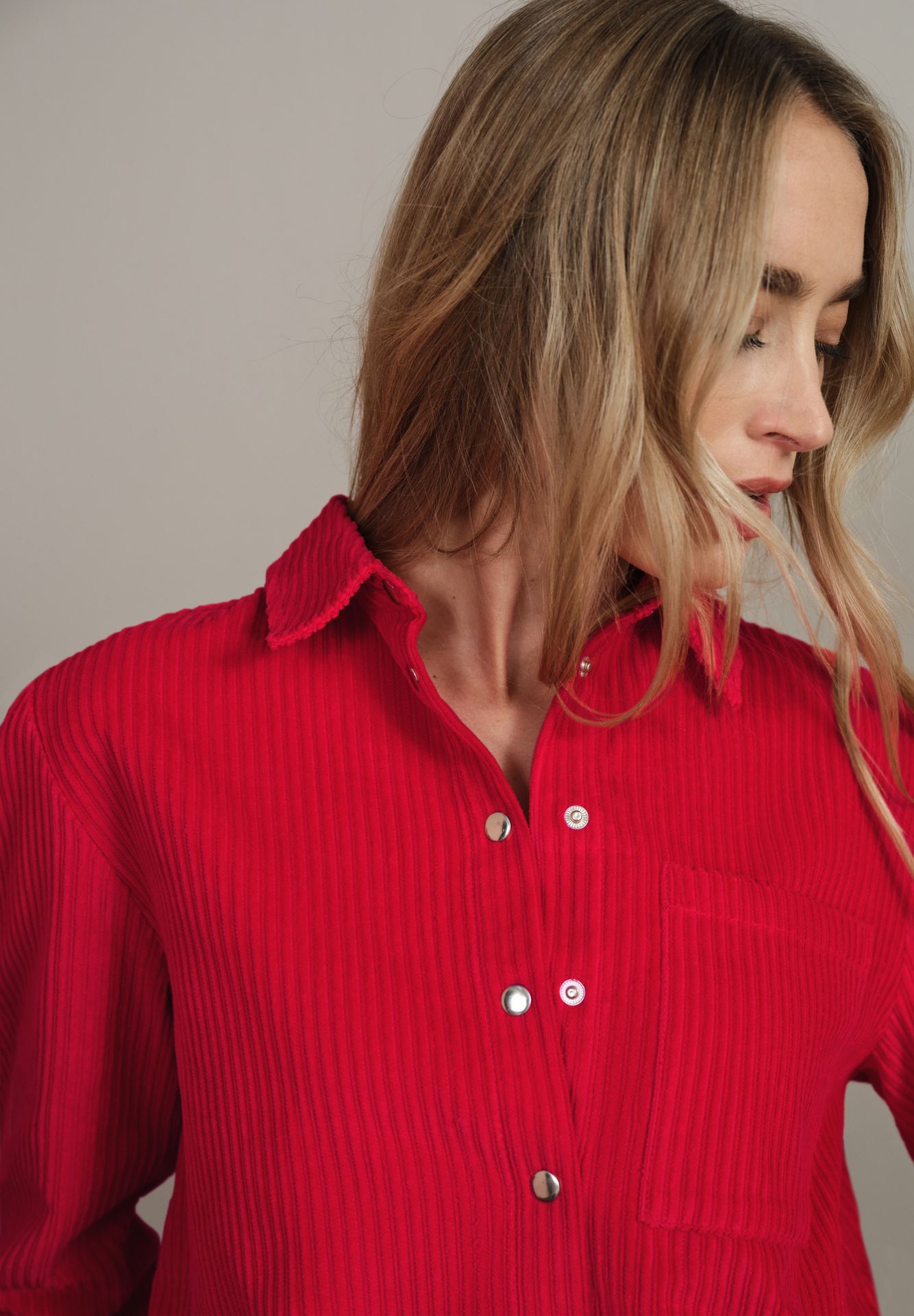 Street-One A346059 LTD QR Courduroy shirtcolla racing red 2900157450056