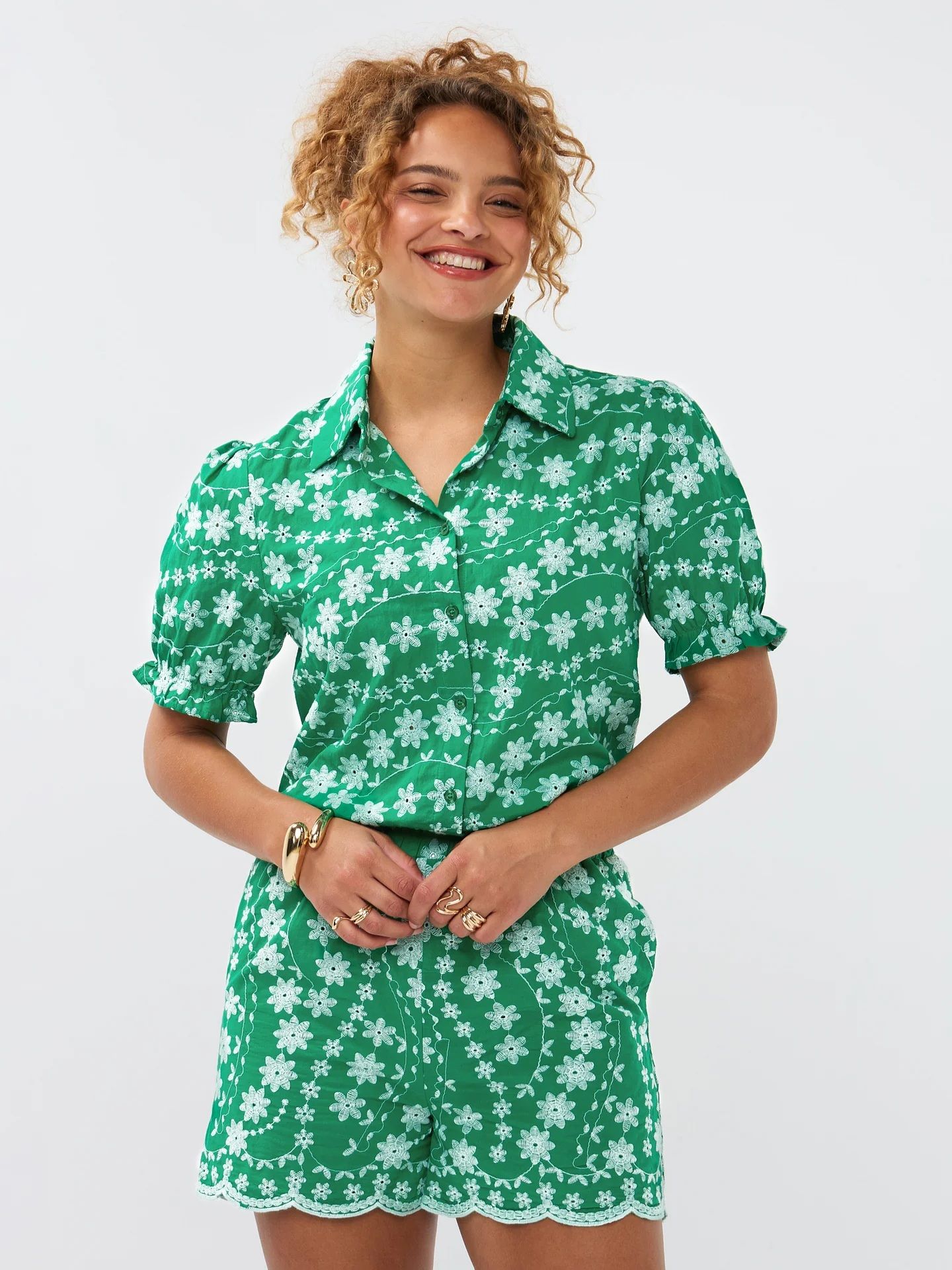 Ydence Blouse Lou GREEN 2900157503042