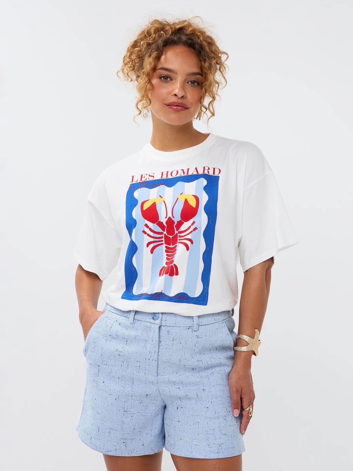 Ydence T-shirt Lobster Blue 2900157507033