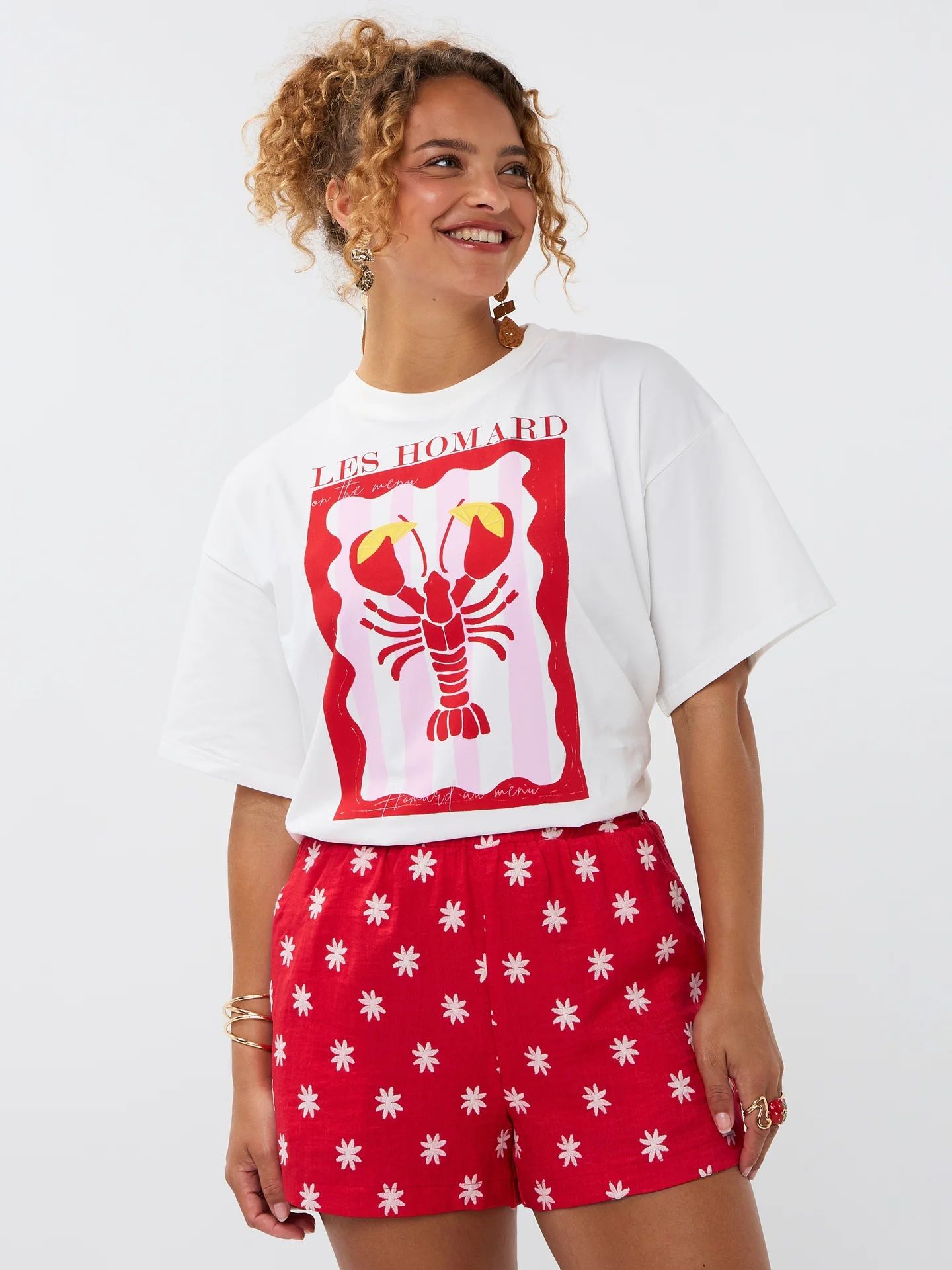 Ydence T-shirt Lobster Pink 2900157506036