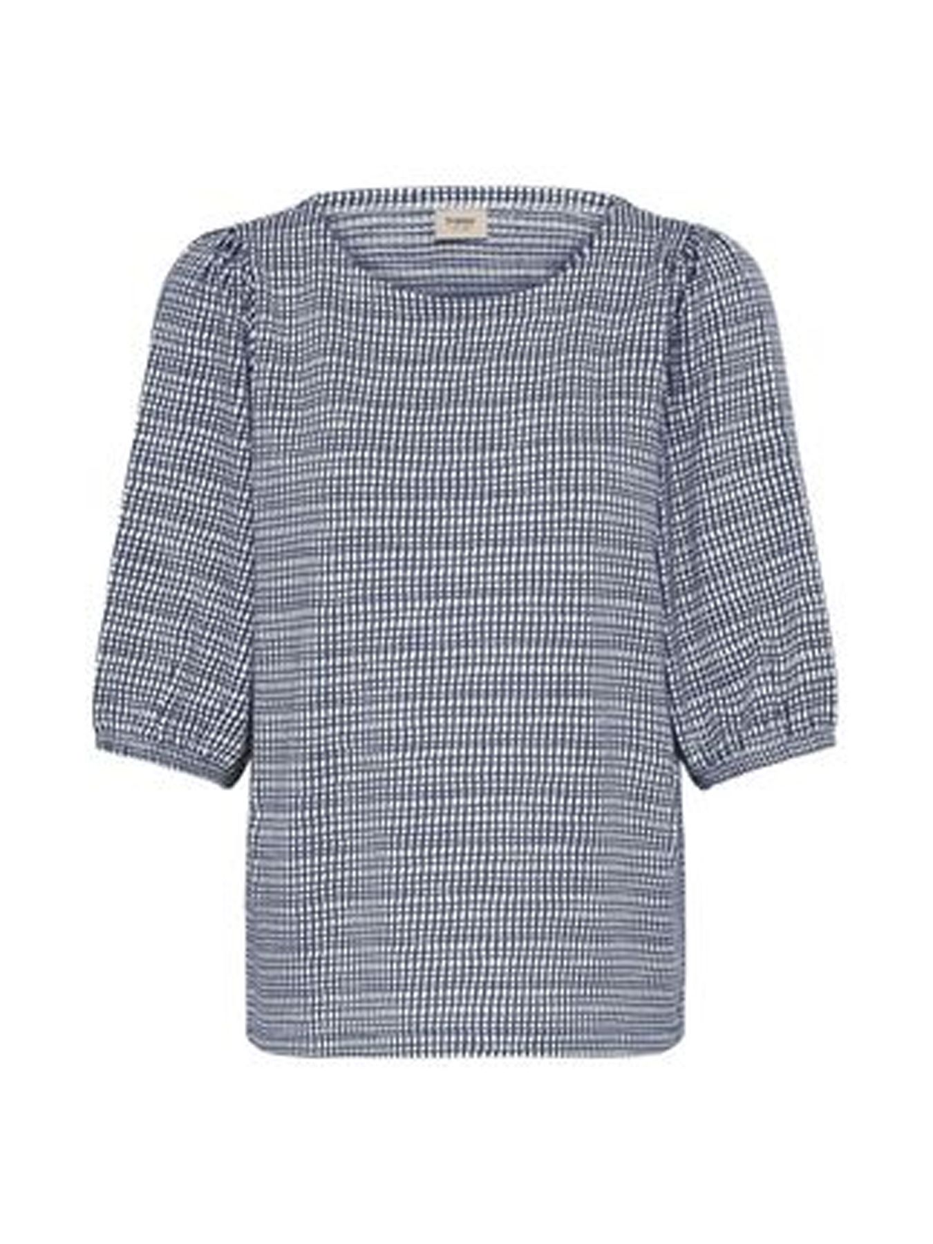 Fransa FRNIALA TEE 1 NAVY CHECK 2900157532035