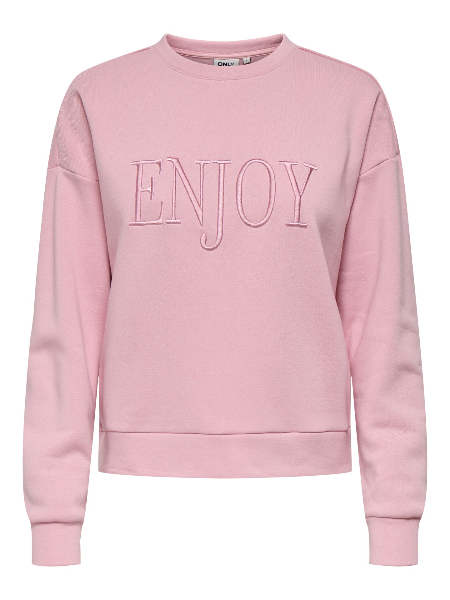 Only ONLPAM L/S O-NECK BOX CC SWT Bleached Mauve/W. ENJOY 00113848-EKA26011400002976