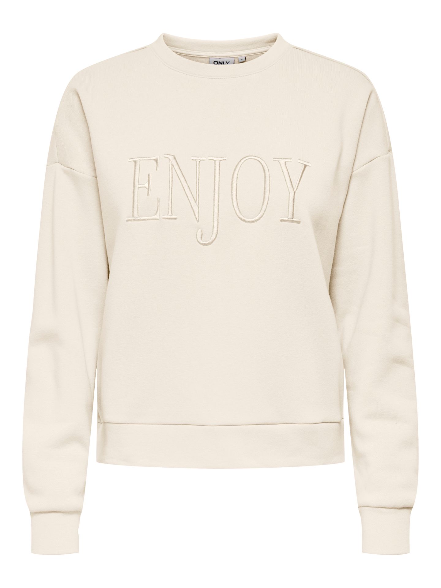 Only ONLPAM L/S O-NECK BOX CC SWT Egret/W. ENJOY 00113848-EKA26011400002977
