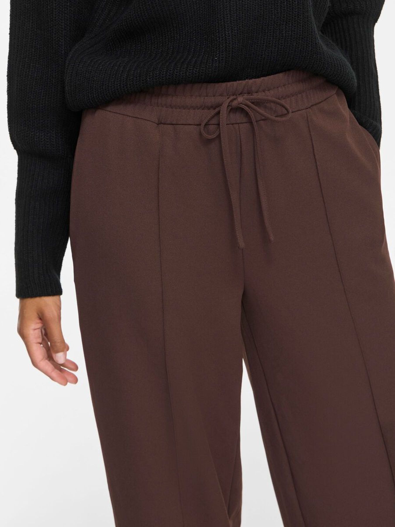 Vila VICLUA HW WIDE PANTS-NOOS Coffee Bean 2900168480028