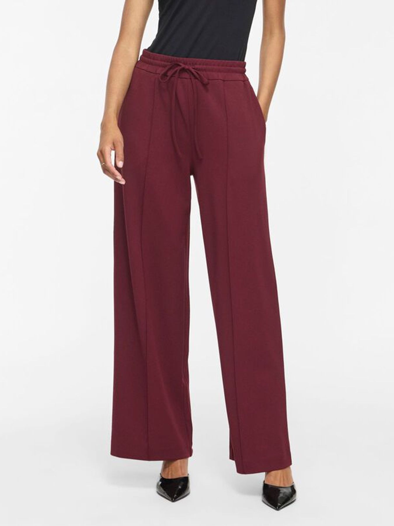 Vila VICLUA HW WIDE PANTS-NOOS Port Royale 00113851-EKA22000400000242