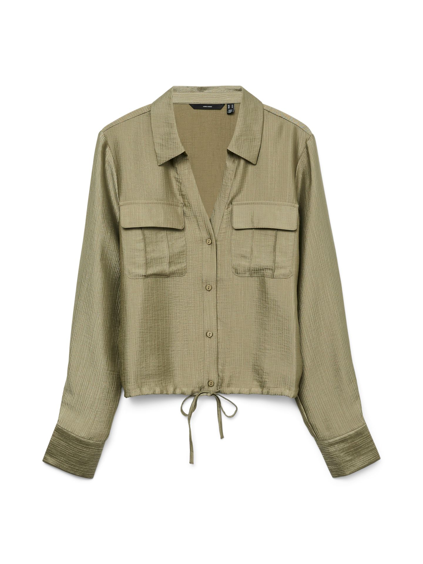 Vero Moda VMTOMA LS TIE SHIRT WVN Mermaid 00113852-EKA26011400002979