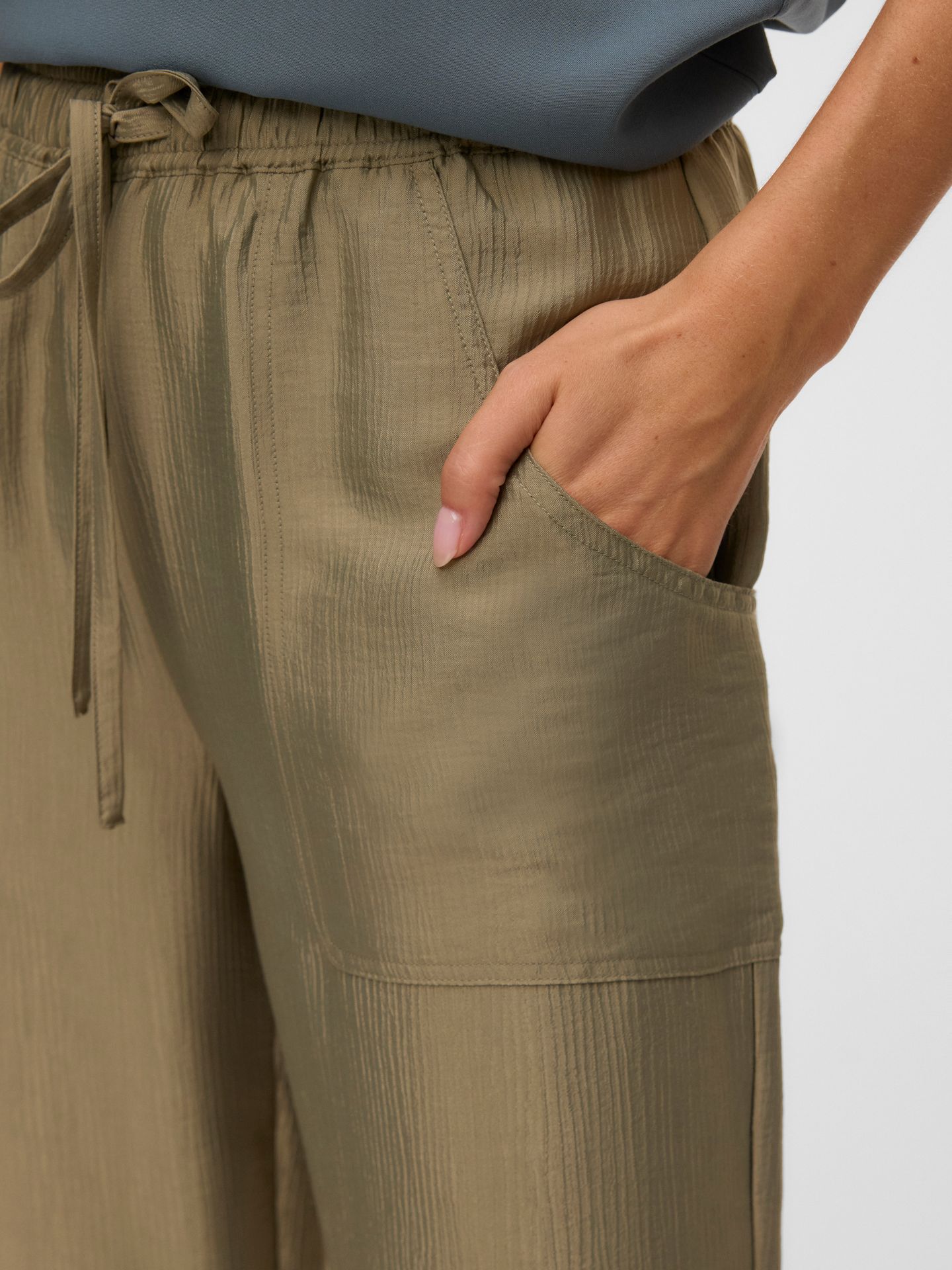 Vero Moda VMTOMA HW STRAIGHT PANTS WVN Mermaid 2900157567020