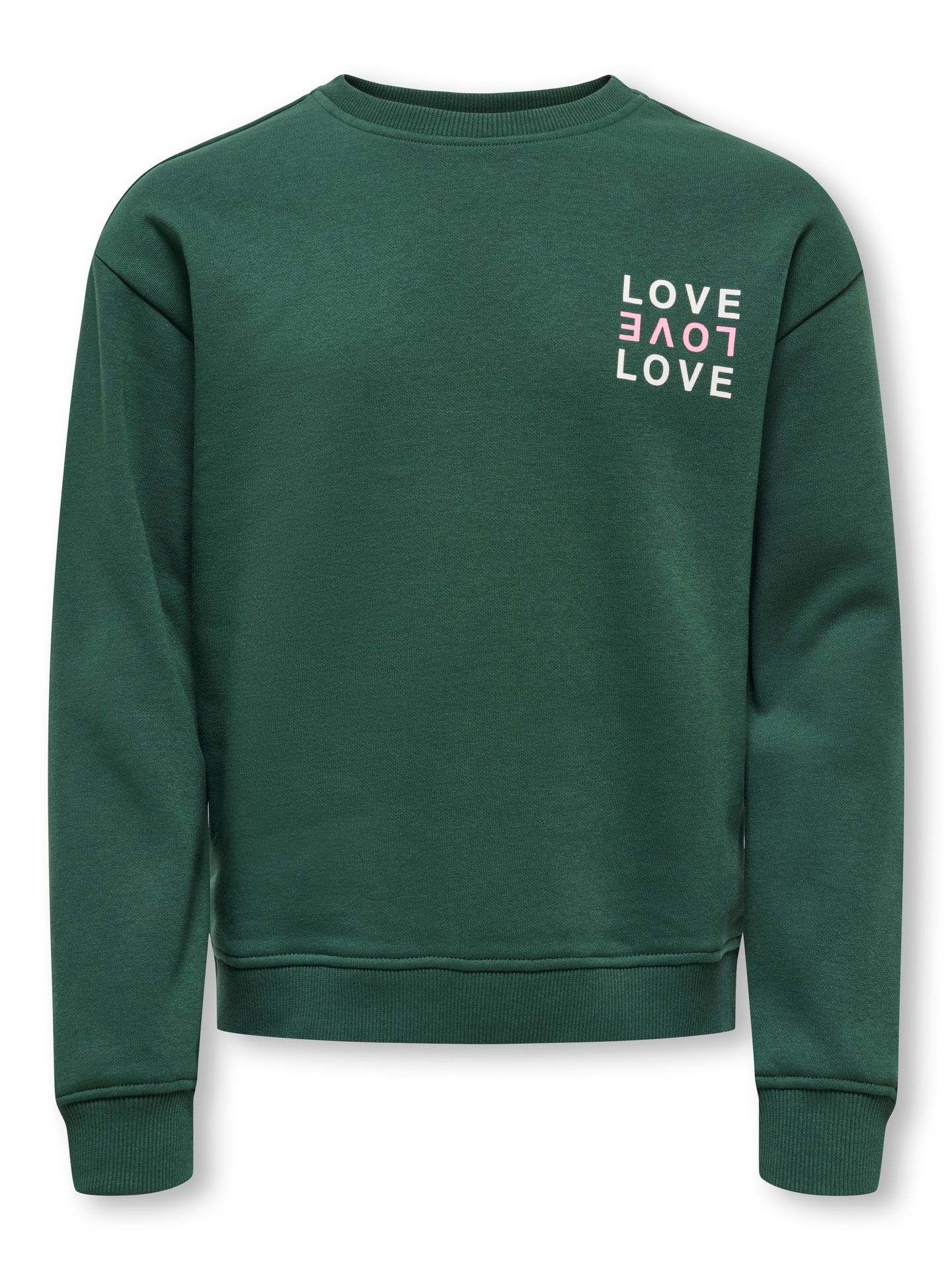 Only KOGCAMINE L/S OVERSIZE O-NECK CS SW Pineneedle/Love/Cloud Dancer+Sea Pi 00113858-EKA26011400002990
