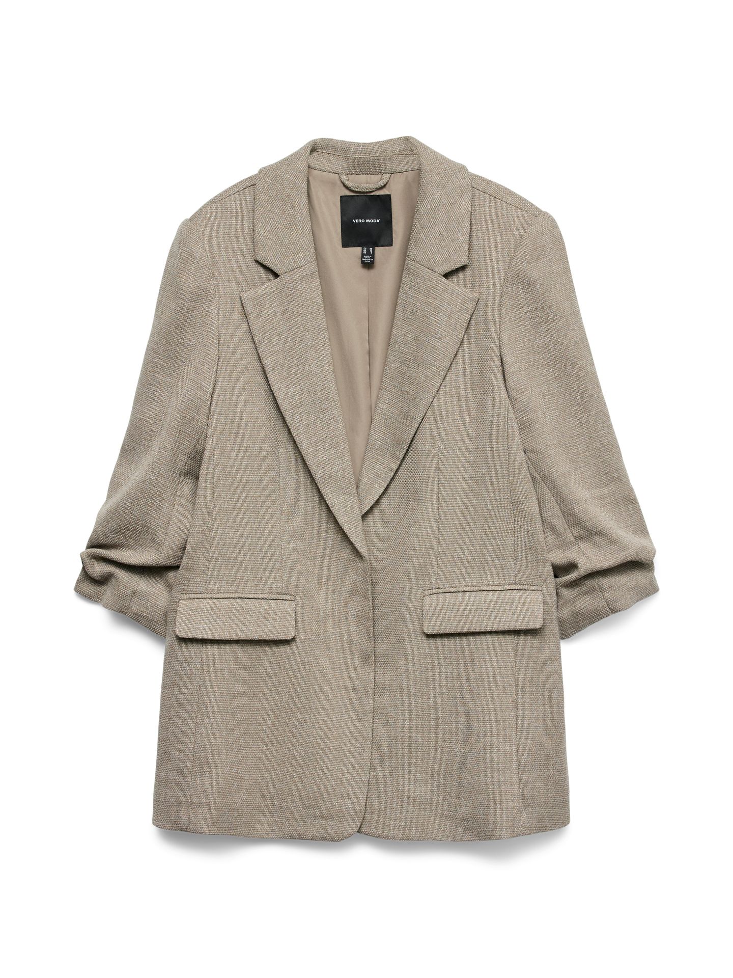 Vero Moda VMFRIDA 3/4 REGULAR BLAZER NOOS Silver Mink/W. BIRCH 2900157599021