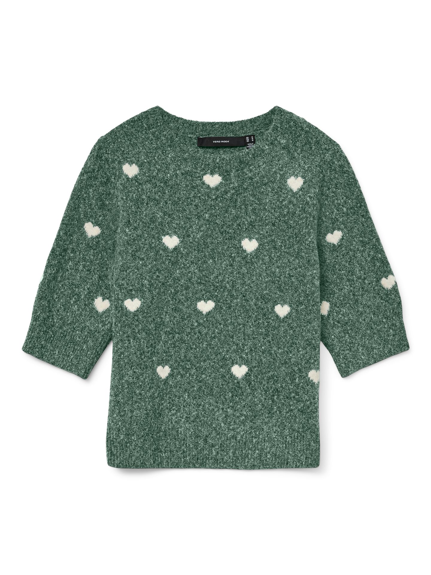 Vero Moda VMDOFFY INTARSIA 2/4 O-NK PULLOV GA Laurel Wreath/Gigi 2900157593012
