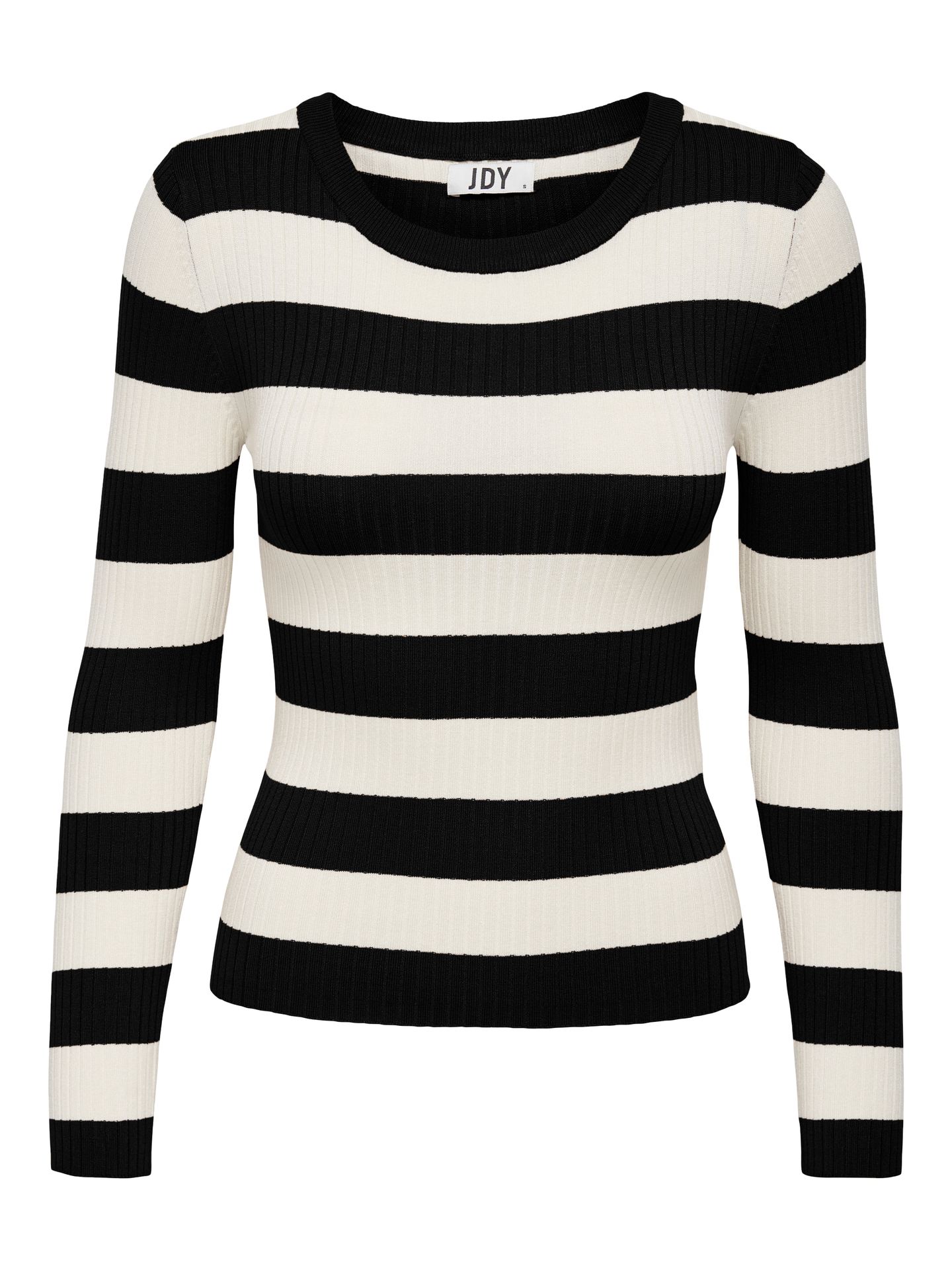 Only JDYPLUM L/S O-NECK PULLOVER KNT NOO Black/LEO AOP 00113862-EKA26011400000044